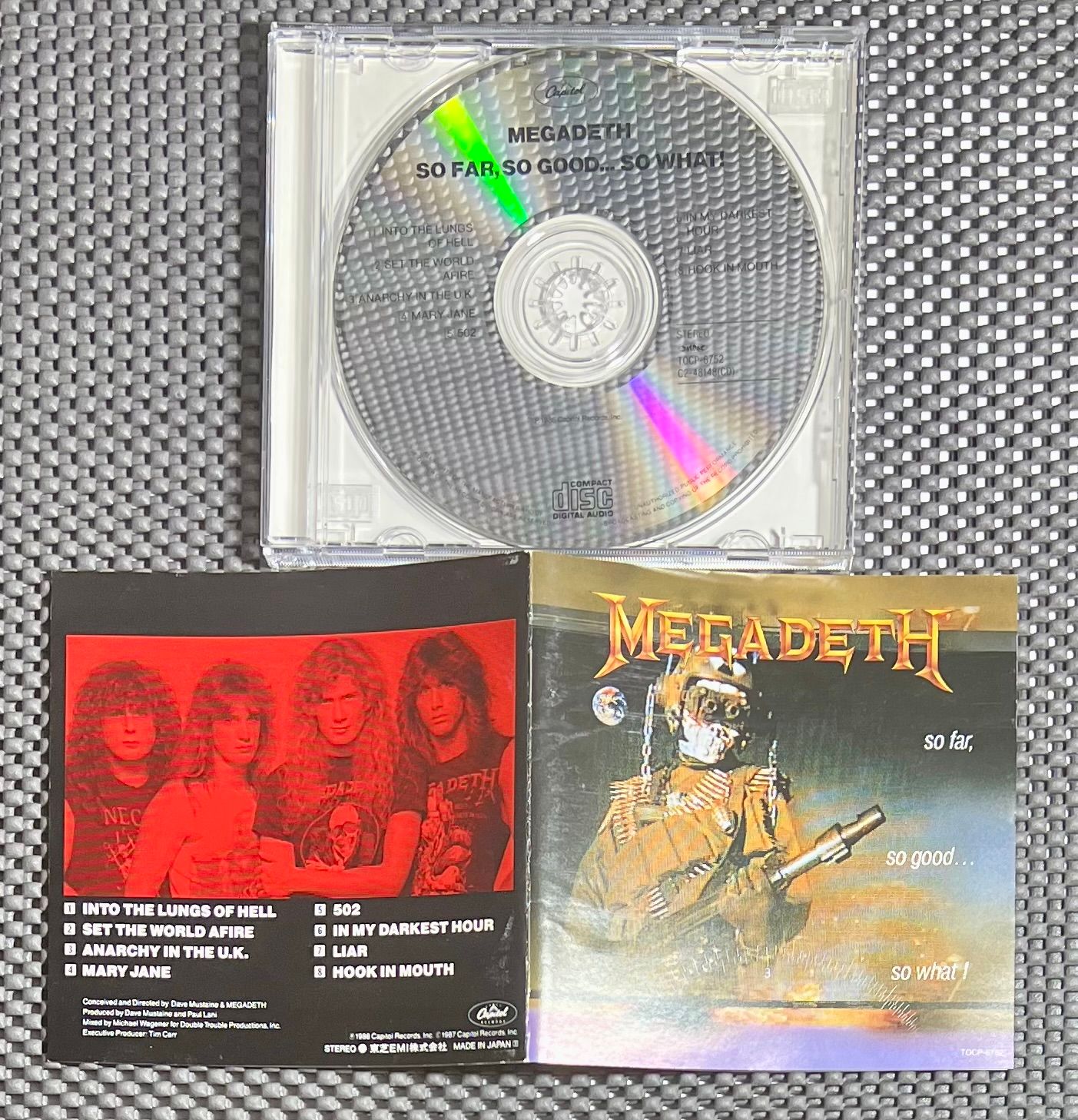 Megadeth - So Far, So Good... So What! | Capitol Records (TOCP-6752) - 3