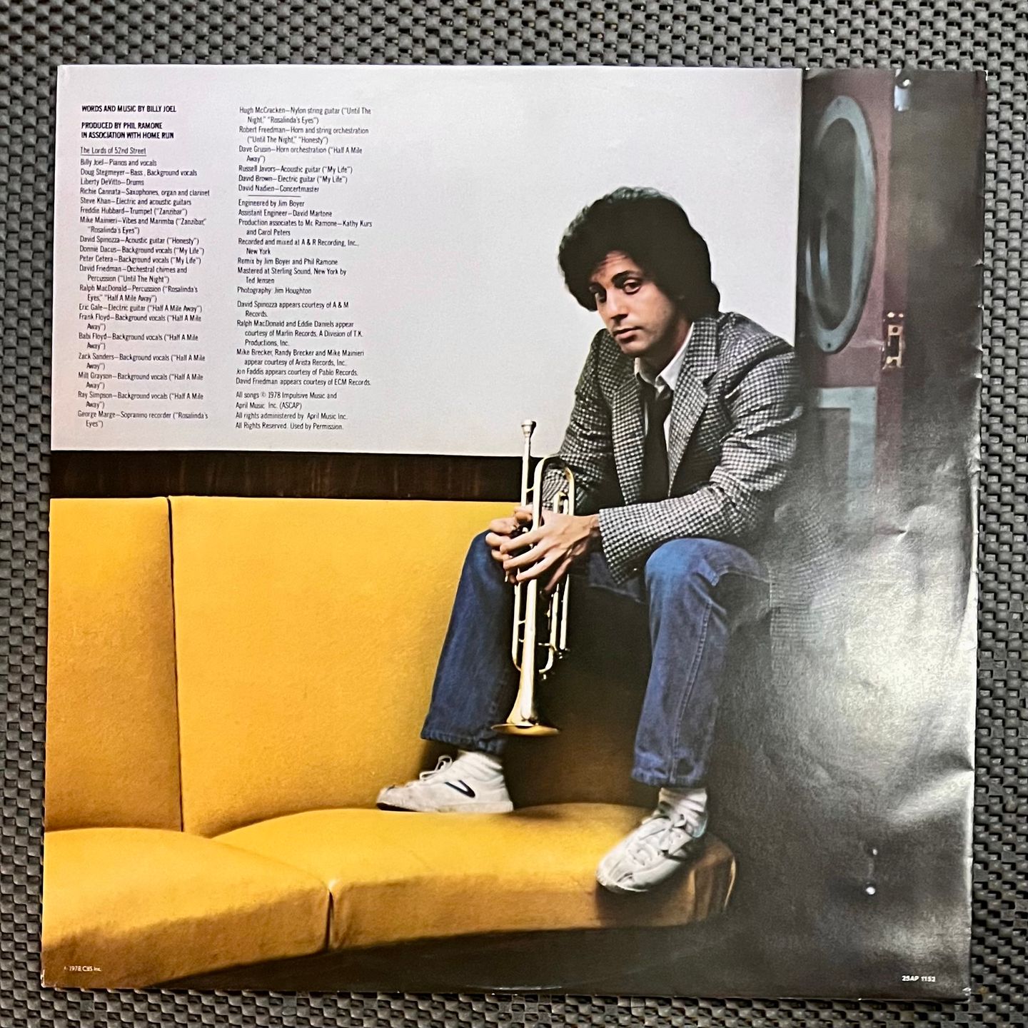 Billy Joel - 52nd Street [Vinyl LP - 1st Japan Press - 1978 - 25AP 1152 - EX to NM/NM] Pop Rock | CBS/Sony (25AP 1152) - 6