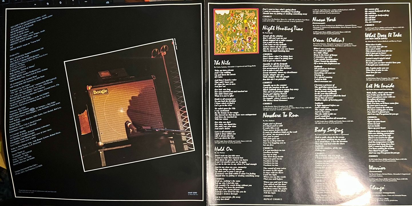 Santana - Shango [LP OG Japan 1982 NM/Mint] | CBS/Sony (25AP 2382) - 6