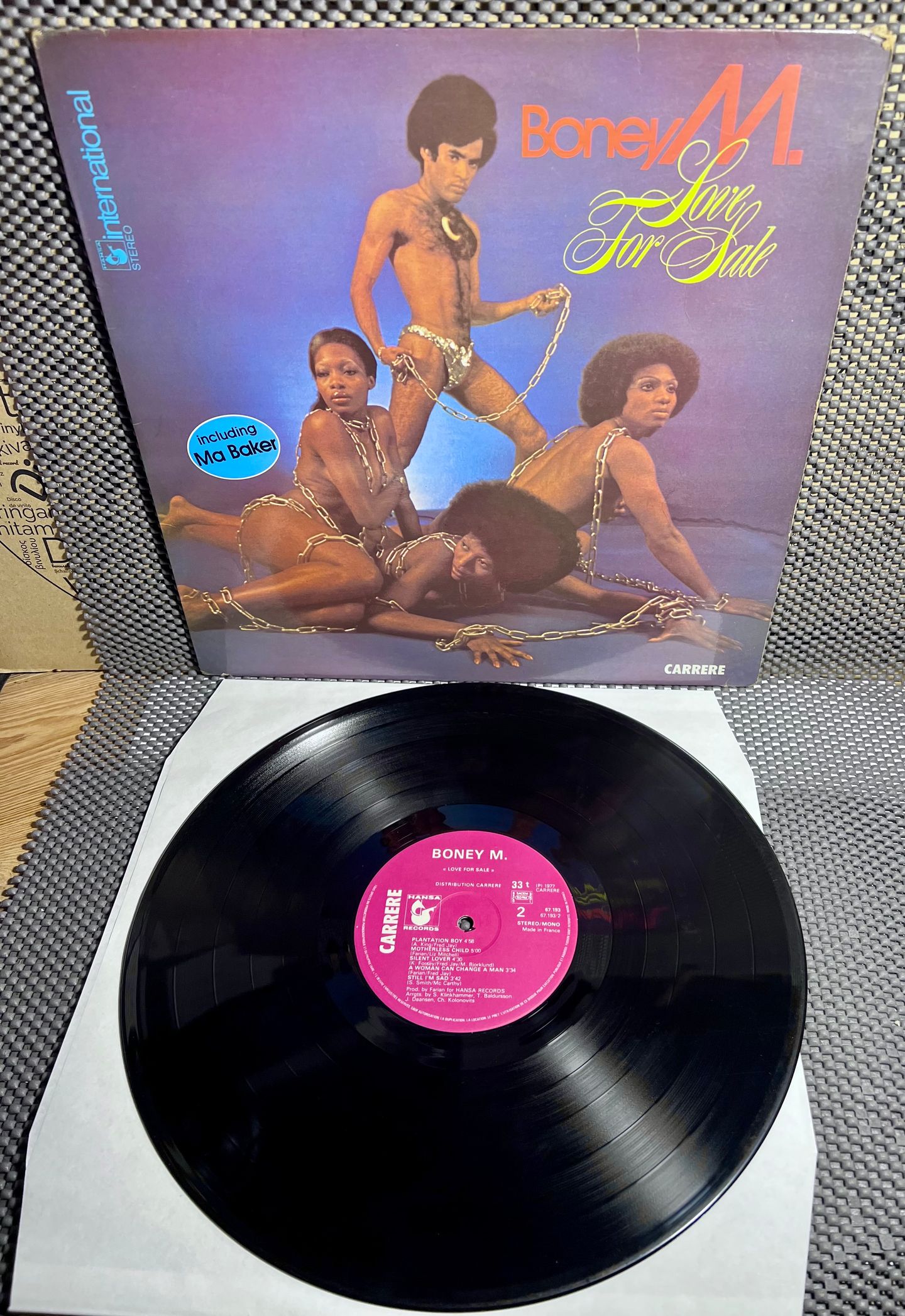 Boney M. - Love For Sale [Vinyl LP - OG FR - 1977 - VG:VG+] | Carrere (67.193) - 2