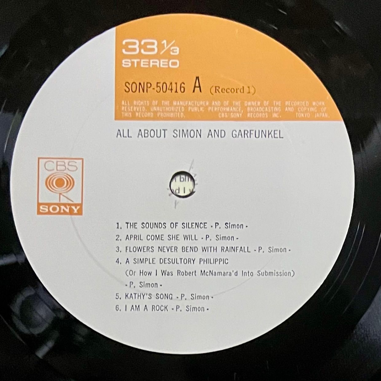Simon & Garfunkel - All About Simon & Garfunkel [Vinyl LP - 1st Japan Press - 1971 - EX/EX] | CBS/Sony (SONP-50416~7) - 5