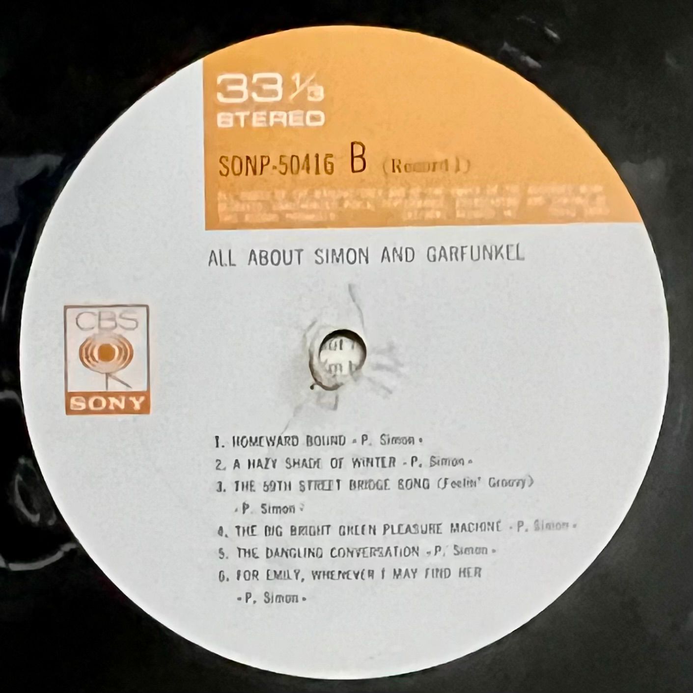Simon & Garfunkel - All About Simon & Garfunkel [Vinyl LP - 1st Japan Press - 1971 - EX/EX] | CBS/Sony (SONP-50416~7) - 4