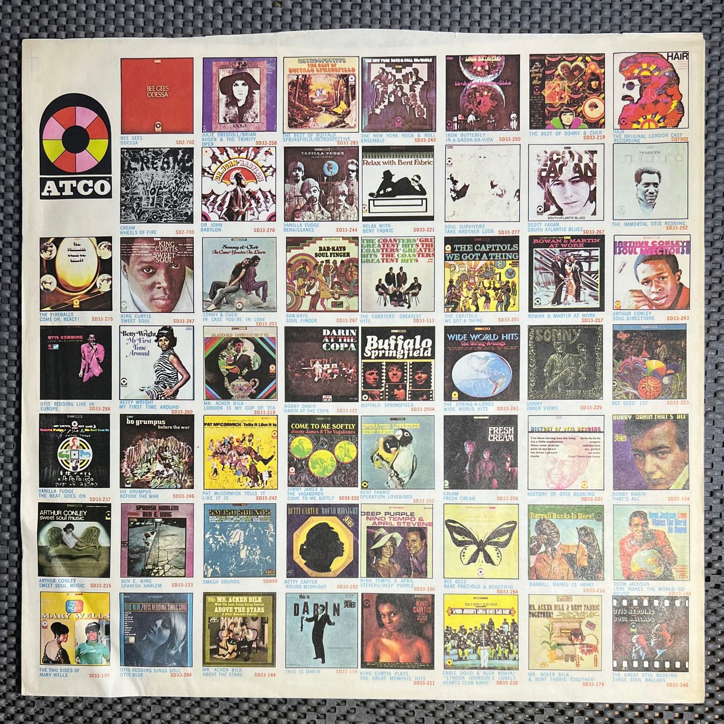 Cream - Wheels Of Fire [2x Vinyl LP - 1st US Press - Pitman Pressing - 1968 - Atco SD 2-700 - VG+ to EX/VG+] Blues Rock | ATCO Records (SD 2-700) - 9