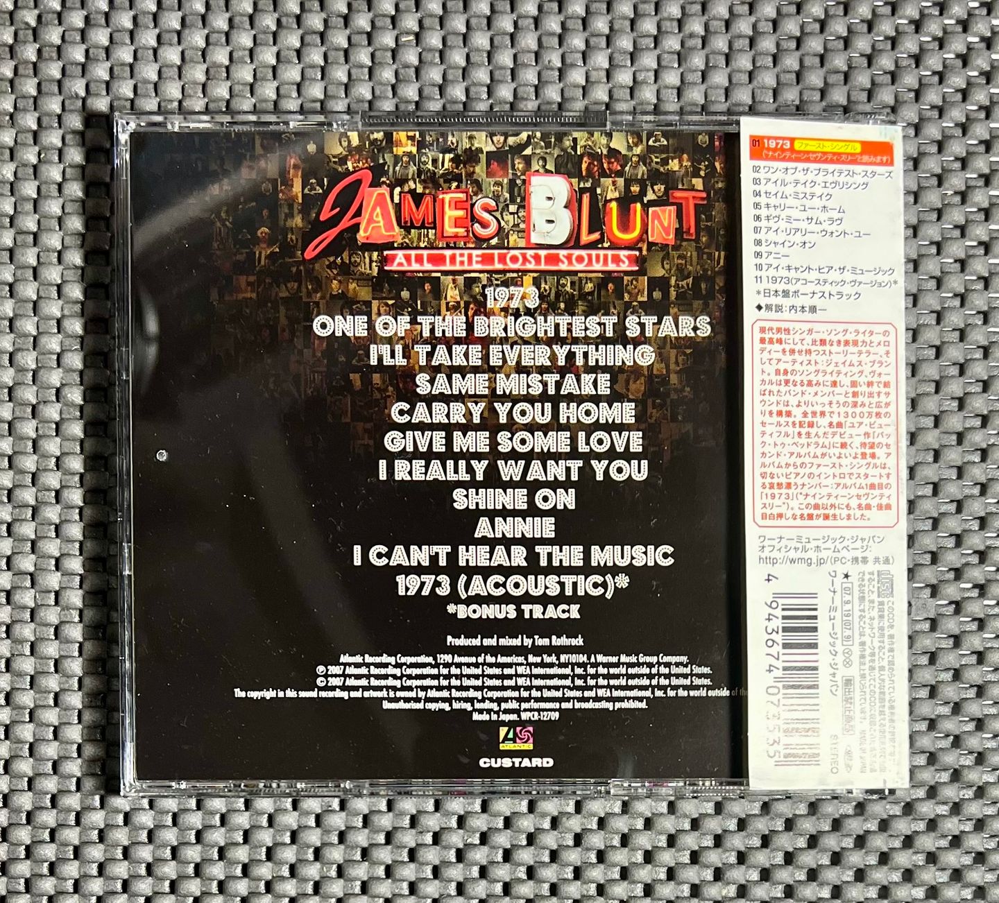 James Blunt - All The Lost Souls | Atlantic (WPCR-12709) - 2