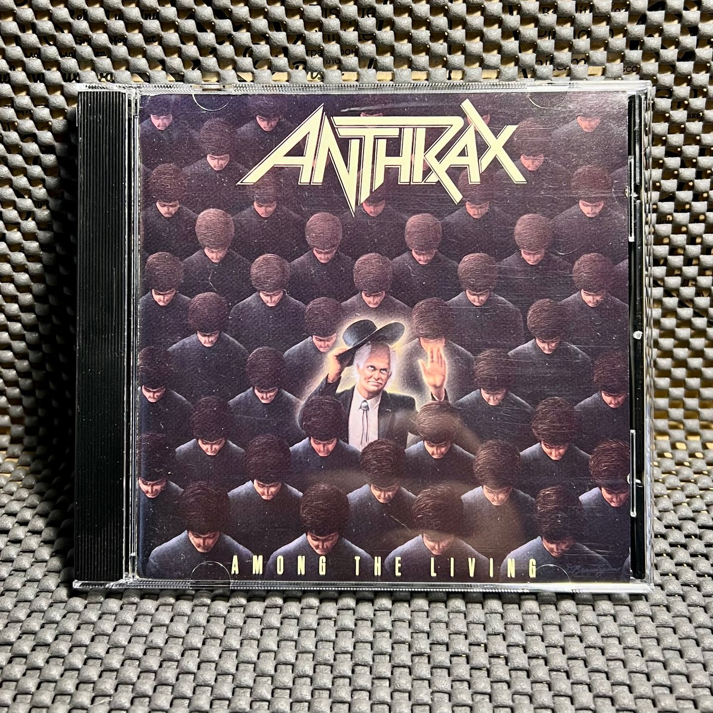 Anthrax - Among The Living [CD - 1st Japan Ed. - 1987 - P35D-20032 No obi with Insert] Thrash Metal | Island Records (P35D-20032) - main