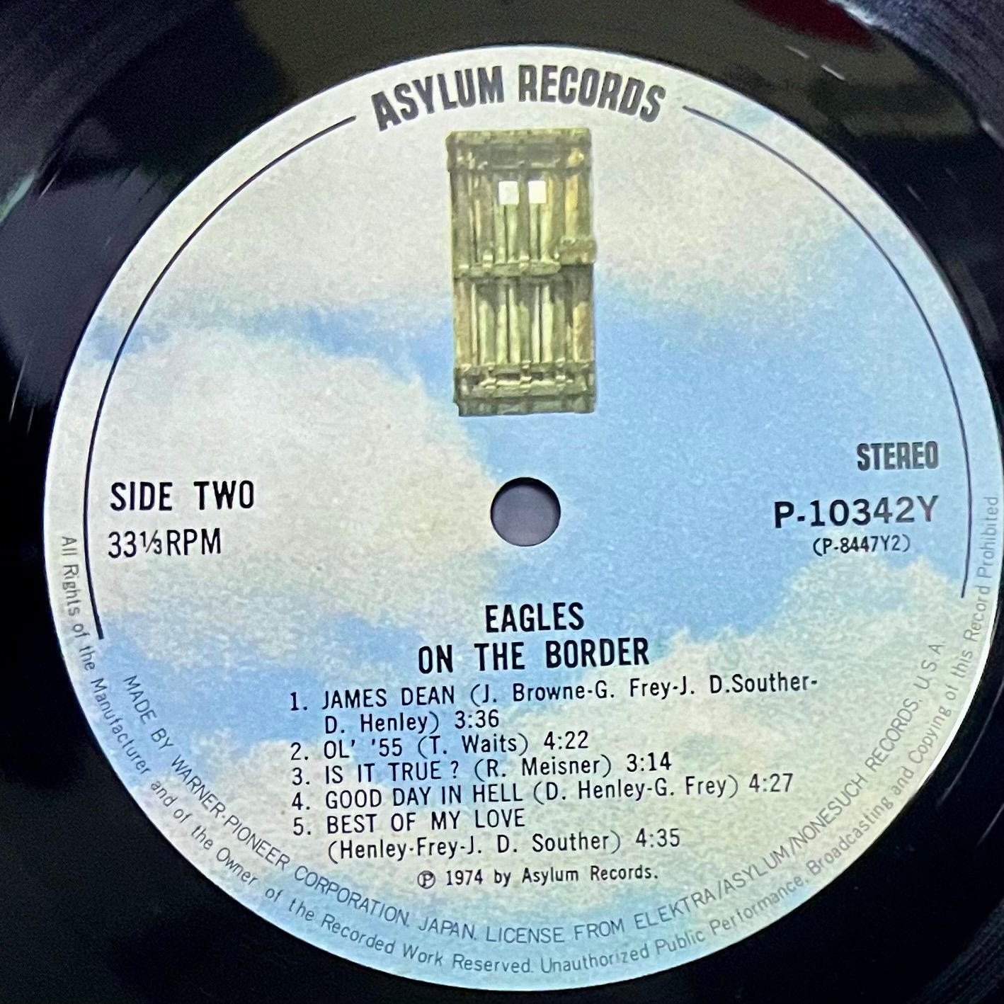 Eagles - On The Border [Vinyl LP - Japan Press - 1977 - VG+:VG+] Rock | Asylum Records (P-10342Y) - 5