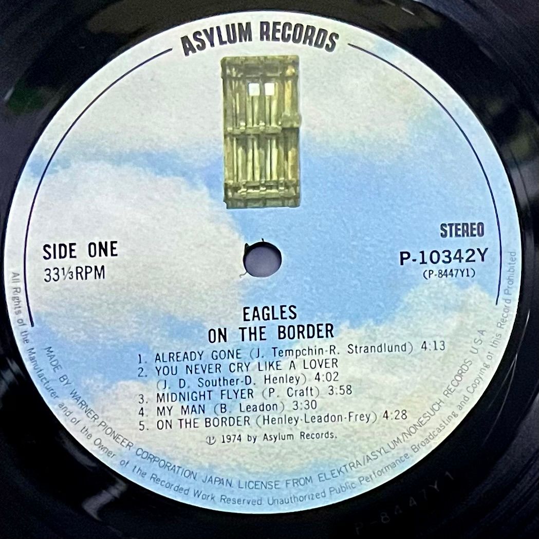 Eagles - On The Border [Vinyl LP - Japan Press - 1977 - VG+:VG+] Rock | Asylum Records (P-10342Y) - 4