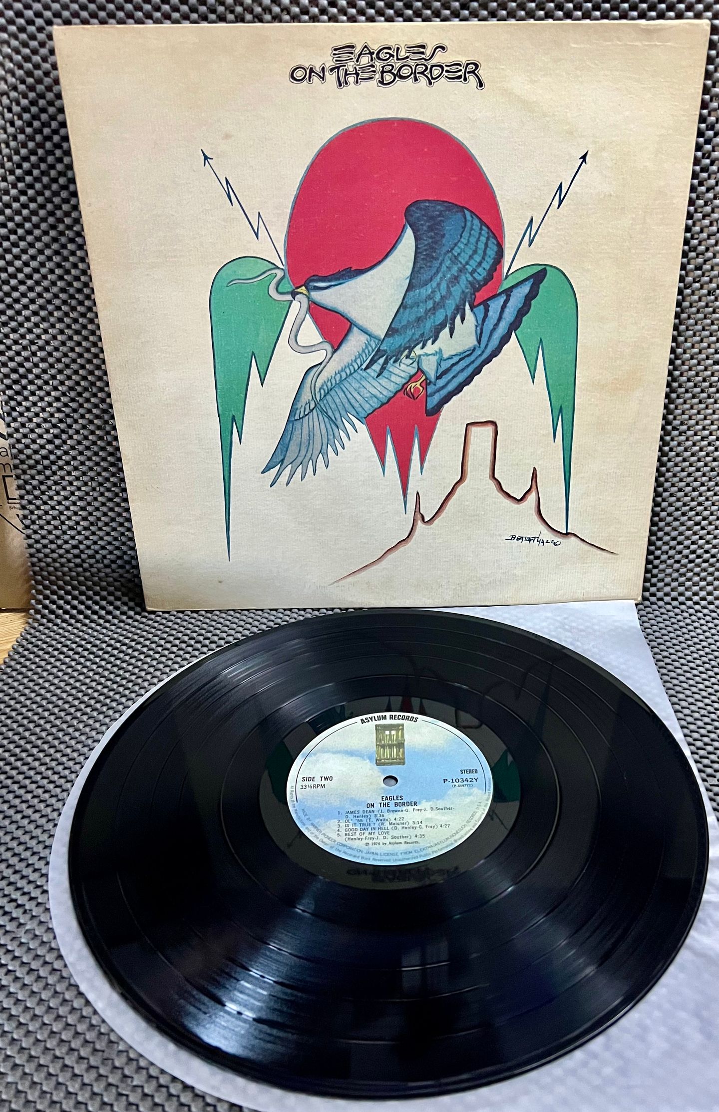 Eagles - On The Border [Vinyl LP - Japan Press - 1977 - VG+:VG+] Rock | Asylum Records (P-10342Y) - 2