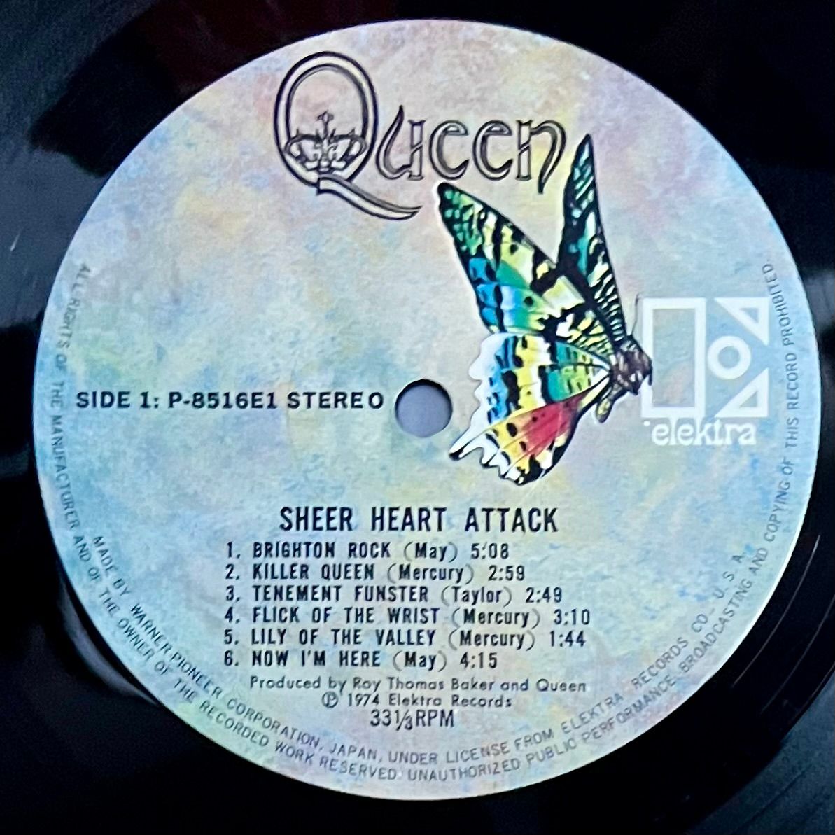 Queen - Sheer Heart Attack [Vinyl LP - 1st Japan Press - 1974 - P-8516E - NM/NM] Rock | Elektra (P-8516E) - 4