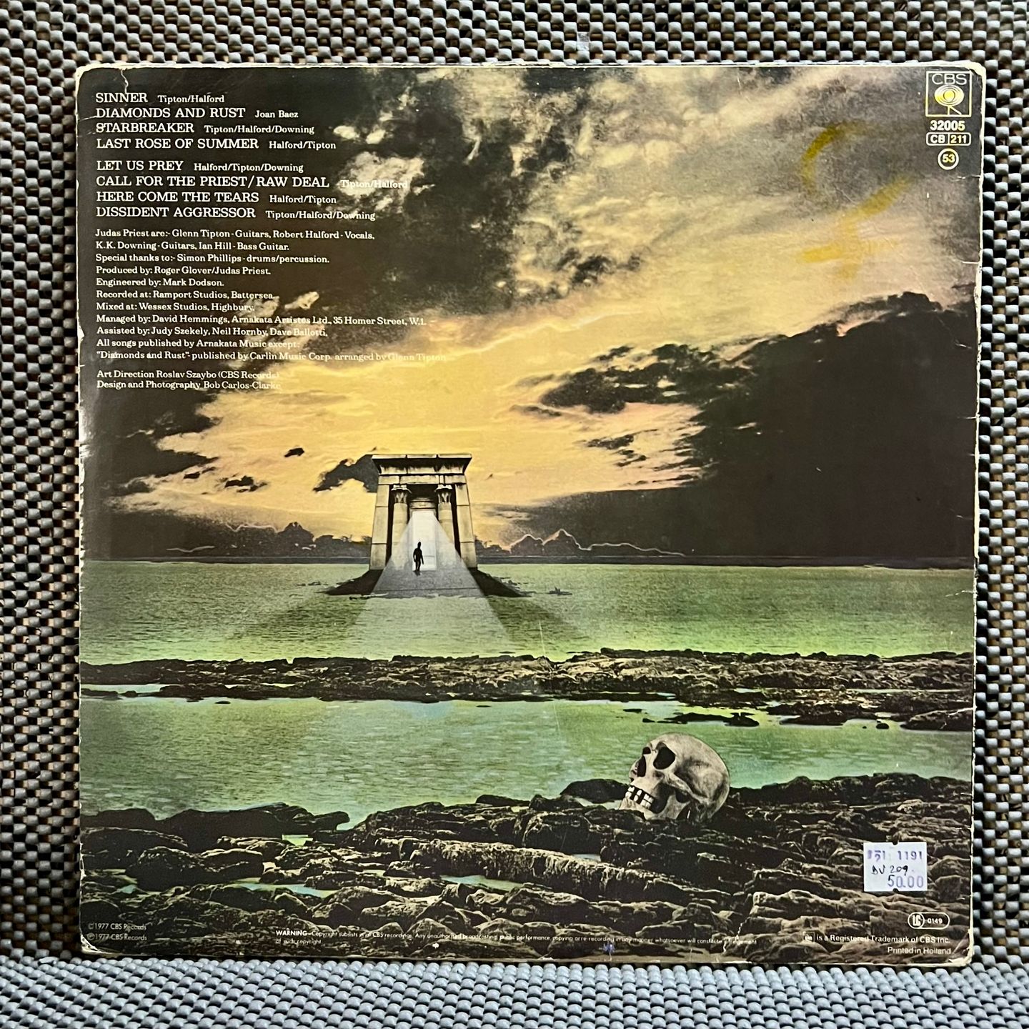 Judas Priest - Sin After Sin [Vinyl LP - EU Press - 1982 - CBS 32005 - VG/VG] Heavy Metal | CBS (CBS 32005) - 3