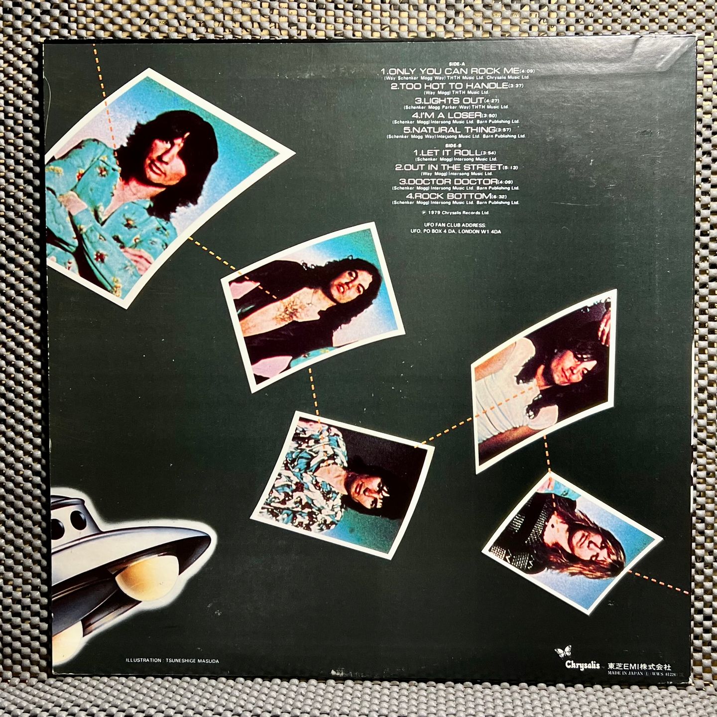 UFO - High Level Cut [Vinyl LP - 1st Japan Press - 1979 - WWS-81226 - NM/EX With Insert, No Obi] Hard Rock | Chrysalis (WWS-81226) - 3