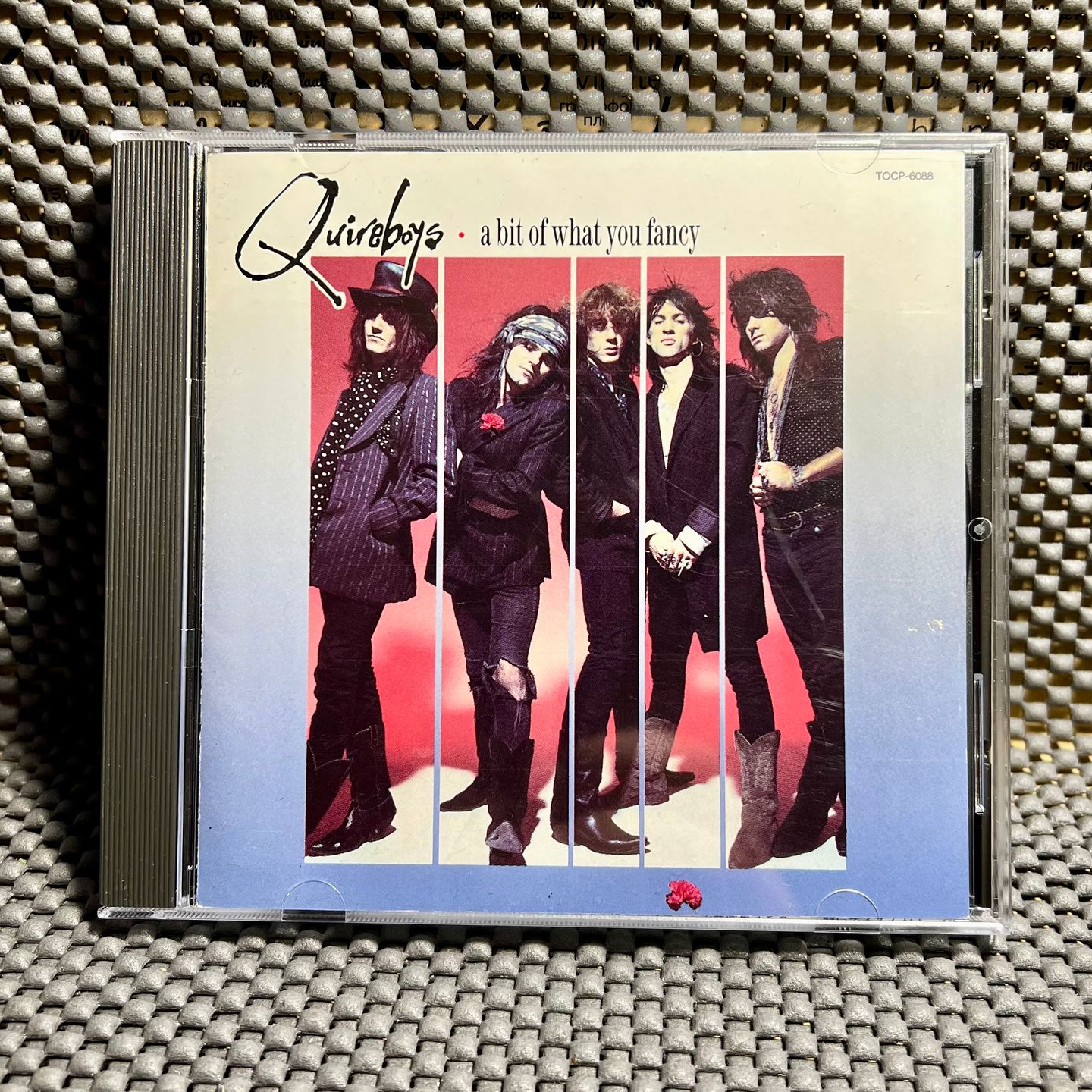 The Quireboys - A Bit Of What You Fancy [CD - 1st Japan Ed. - 1990 - TOCP-6088 - VG+/NM] Hard Rock | EMI (TOCP-6088) - main