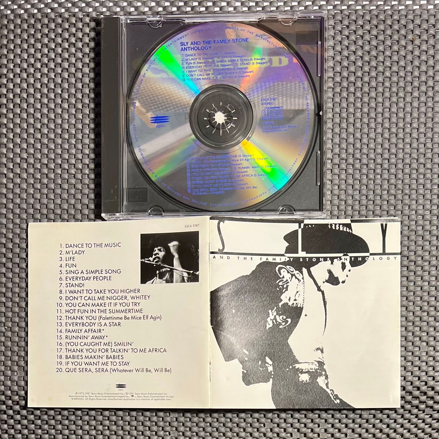 Sly & The Family Stone - Anthology [CD Japan Rei 1991 - VG+/VG+] | Epic (ESCA 5387) - 3