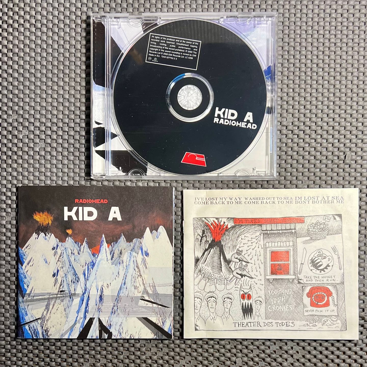 Radiohead - Kid A [CD - 1st EU Ed. 2000 - Mint] Alt Rock | Parlophone (7243 5 27753 2 3) - 3