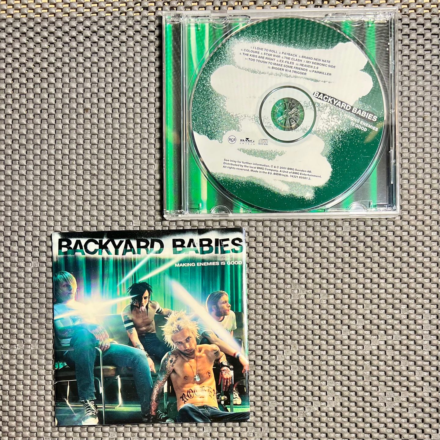Backyard Babies - Making Enemies Is Good [CD - OG Sweden - 2001 - Mint] | BMG Sweden (74321 85561 2) - 3