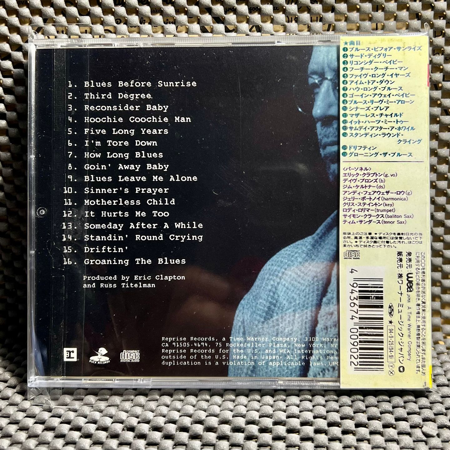 Eric Clapton - From The Cradle [CD - 1st Japan Ed. - 1994 - WPCR-90 - NM/NM] Blues Rock | Reprise Records (WPCR-90) - 2