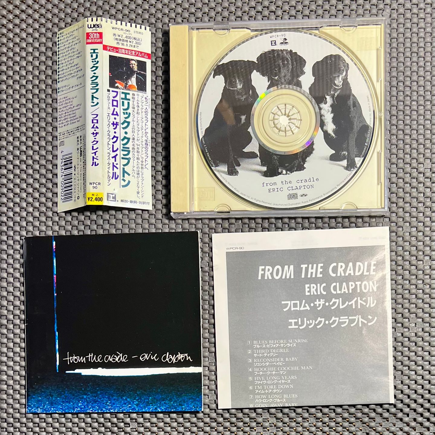 Eric Clapton - From The Cradle [CD - 1st Japan Ed. - 1994 - WPCR-90 - NM/NM] Blues Rock | Reprise Records (WPCR-90) - 3