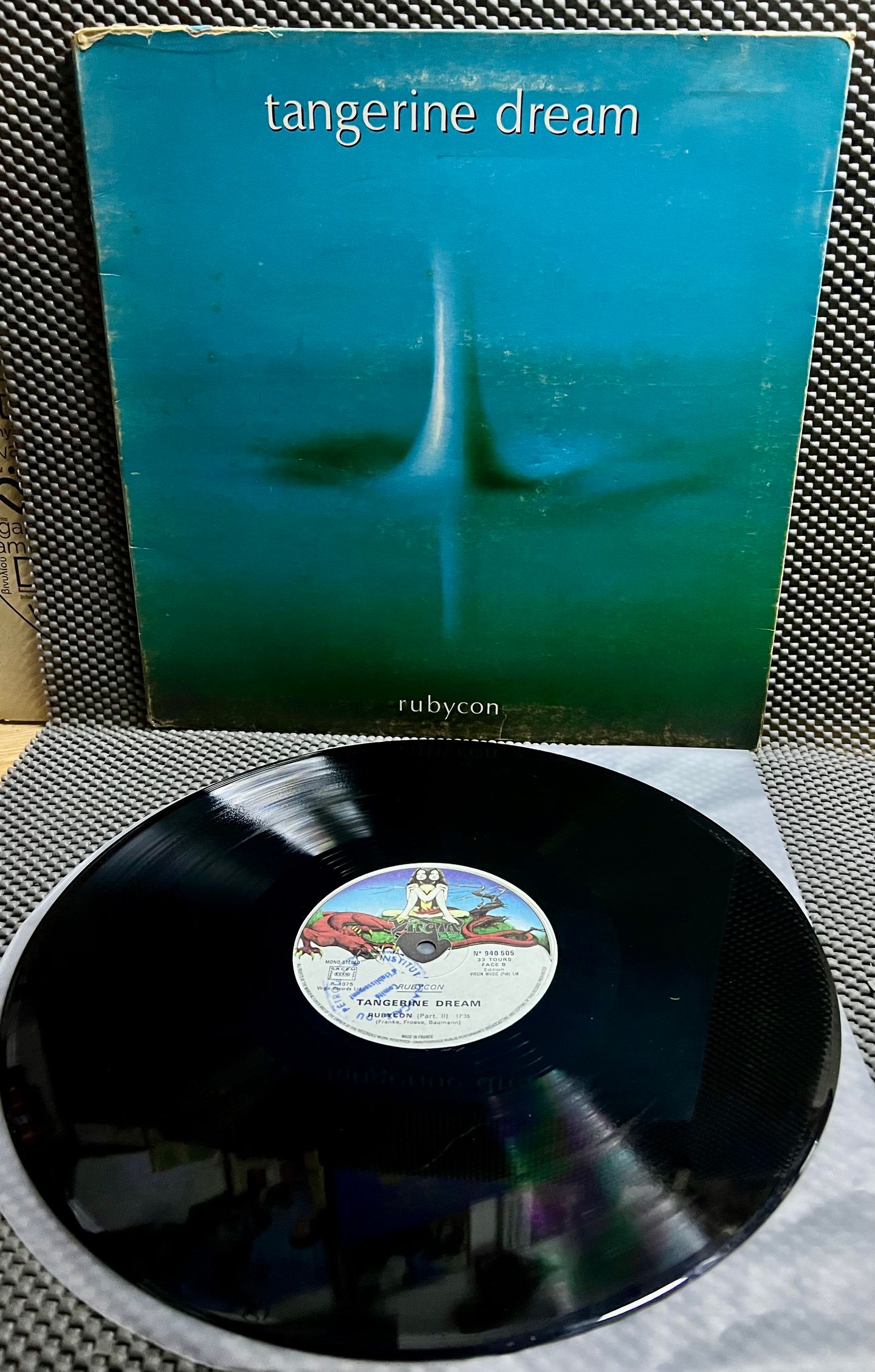 Tangerine Dream - Rubycon [Vinyl LP - OG FR - 1975 - Virgin 940 505 - VG+/VG] Electro Krautrock | Virgin (940 505) - 2