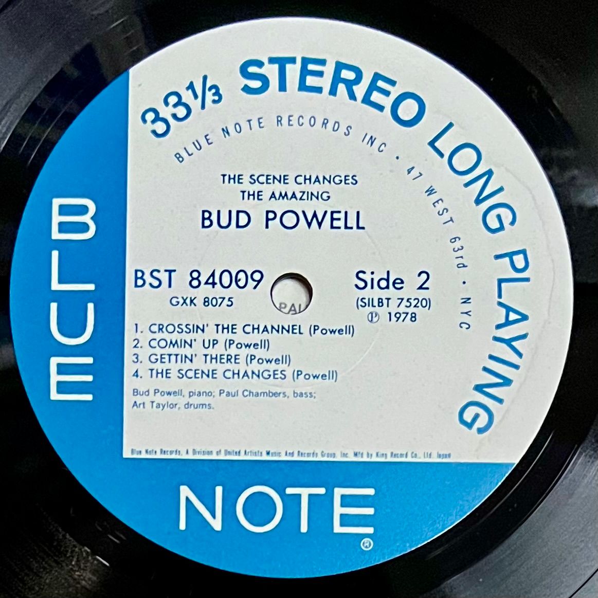 Bud Powell - The Scene Changes, Vol. 5 [Vinyl LP - Japan Press - 1978 - GXK 8075 - NM/NM] Jazz | Blue Note (GXK 8075) - 5