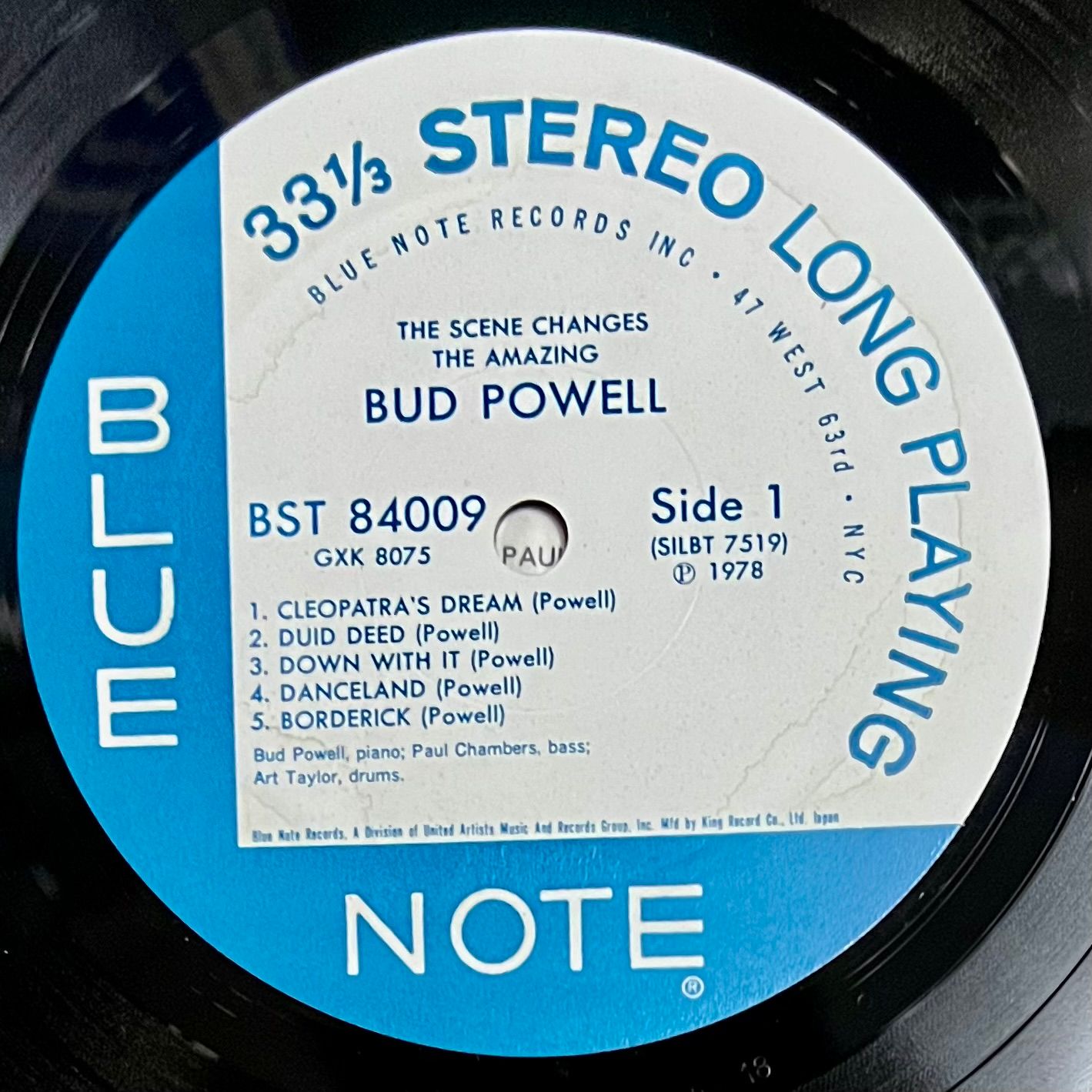 Bud Powell - The Scene Changes, Vol. 5 [Vinyl LP - Japan Press - 1978 - GXK 8075 - NM/NM] Jazz | Blue Note (GXK 8075) - 4