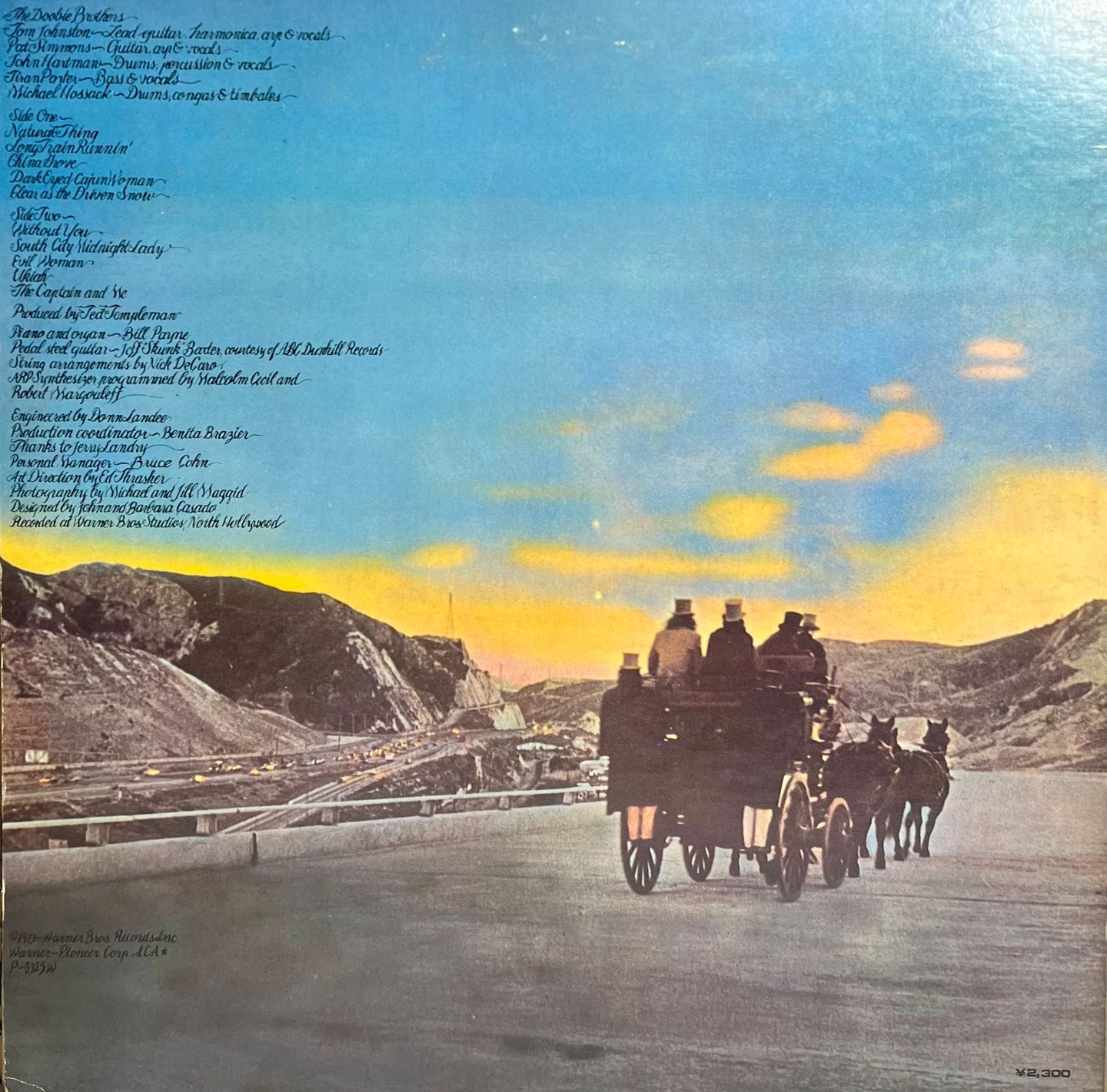 The Doobie Brothers - The Captain And Me | Warner Bros. Records (P-8325W) - 2