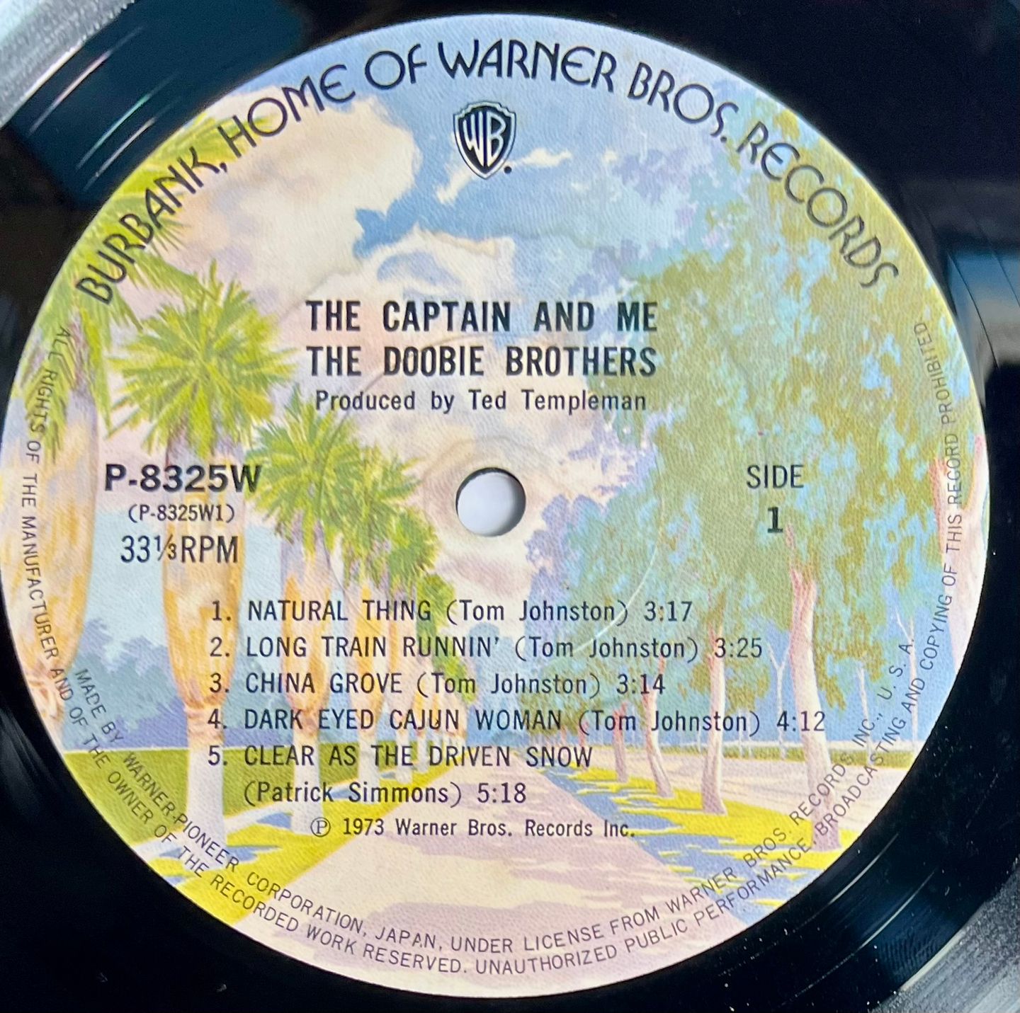 The Doobie Brothers - The Captain And Me | Warner Bros. Records (P-8325W) - 5