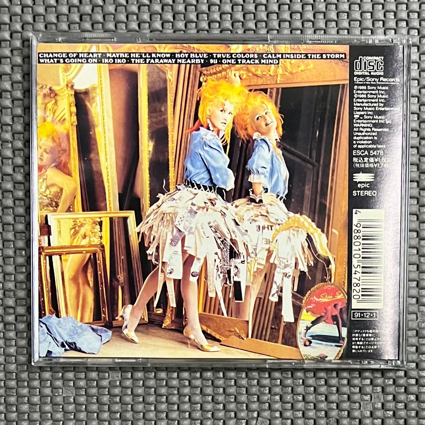 Cyndi Lauper - True Colors [CD - Japan Press - 1991 - NM / NM] Pop | Epic (ESCA-5478) - 2