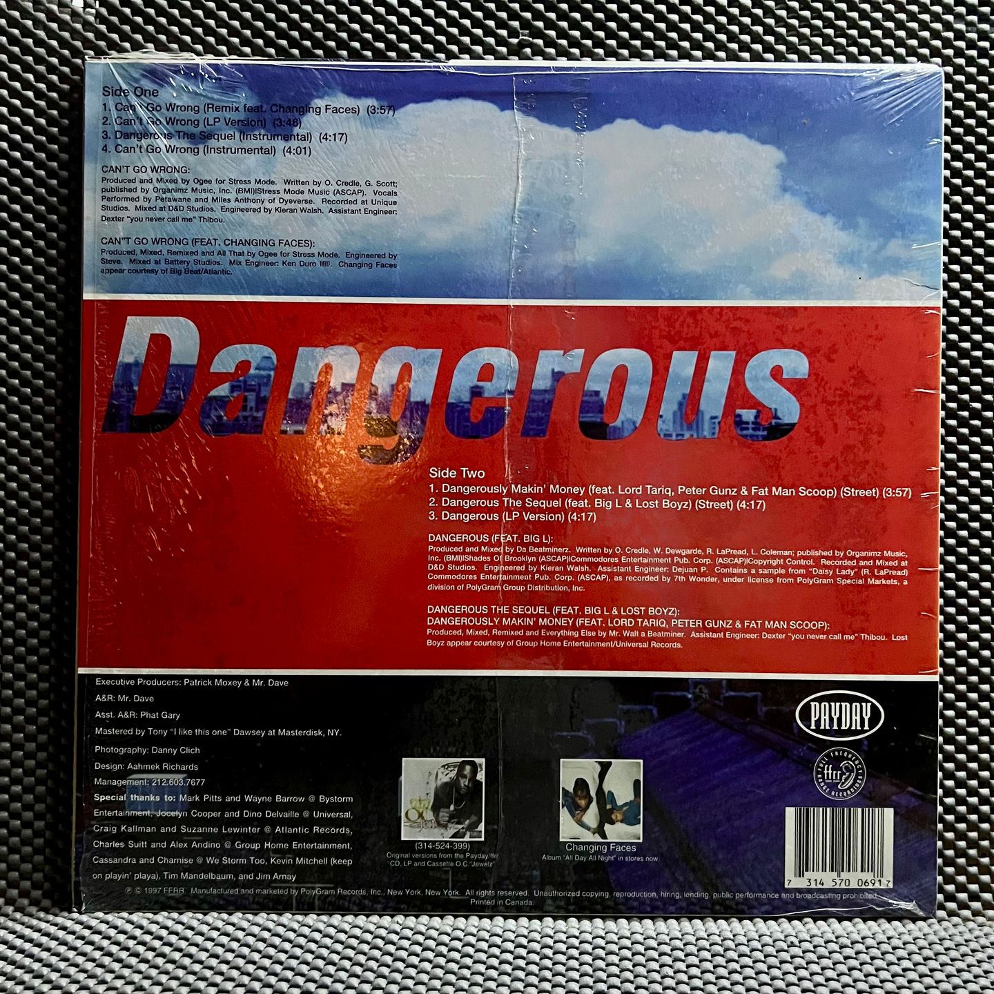 O.C. - Can't Go Wrong / Dangerous [Vinyl EP 12" - 1st US Press - 1997 - NM/Mint Shrink] | Payday (314-570-069-1) - 5