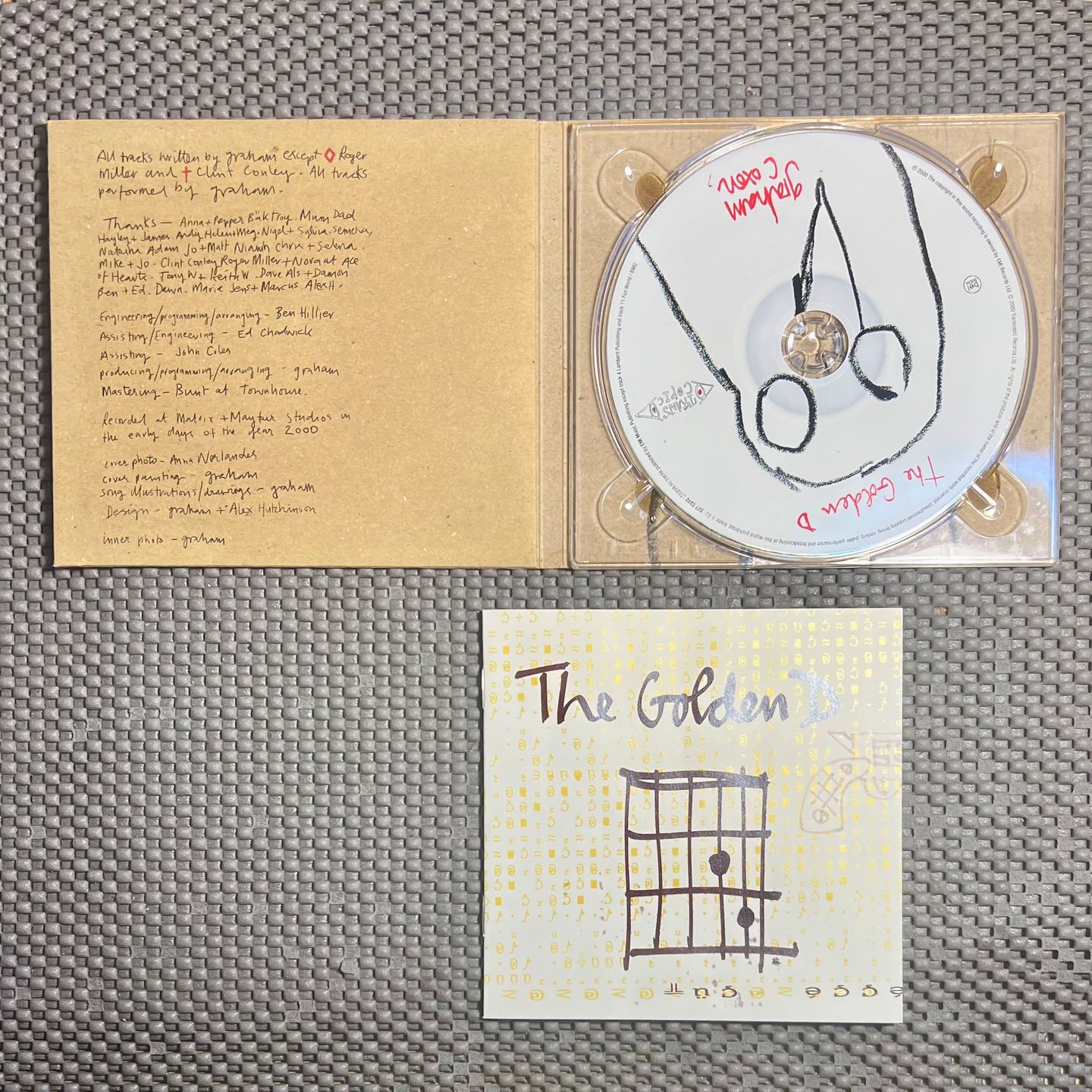 Graham Coxon - The Golden D [CD - 1st UK Ed. - 2000 - EX/NM] Punk - Indie Rock | Transcopic (527 024 2) - 2