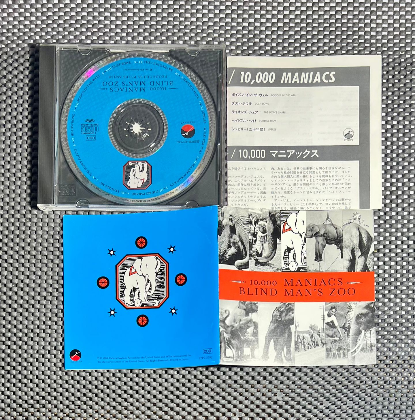10,000 Maniacs - Blind Man's Zoo | Elektra (22P2-2792) - 3