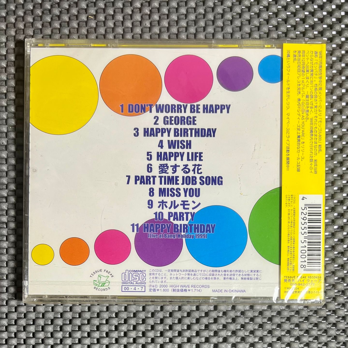 Mongol800 - Go On As You Are | Tissue Freak Records (HICC-1001) - 2