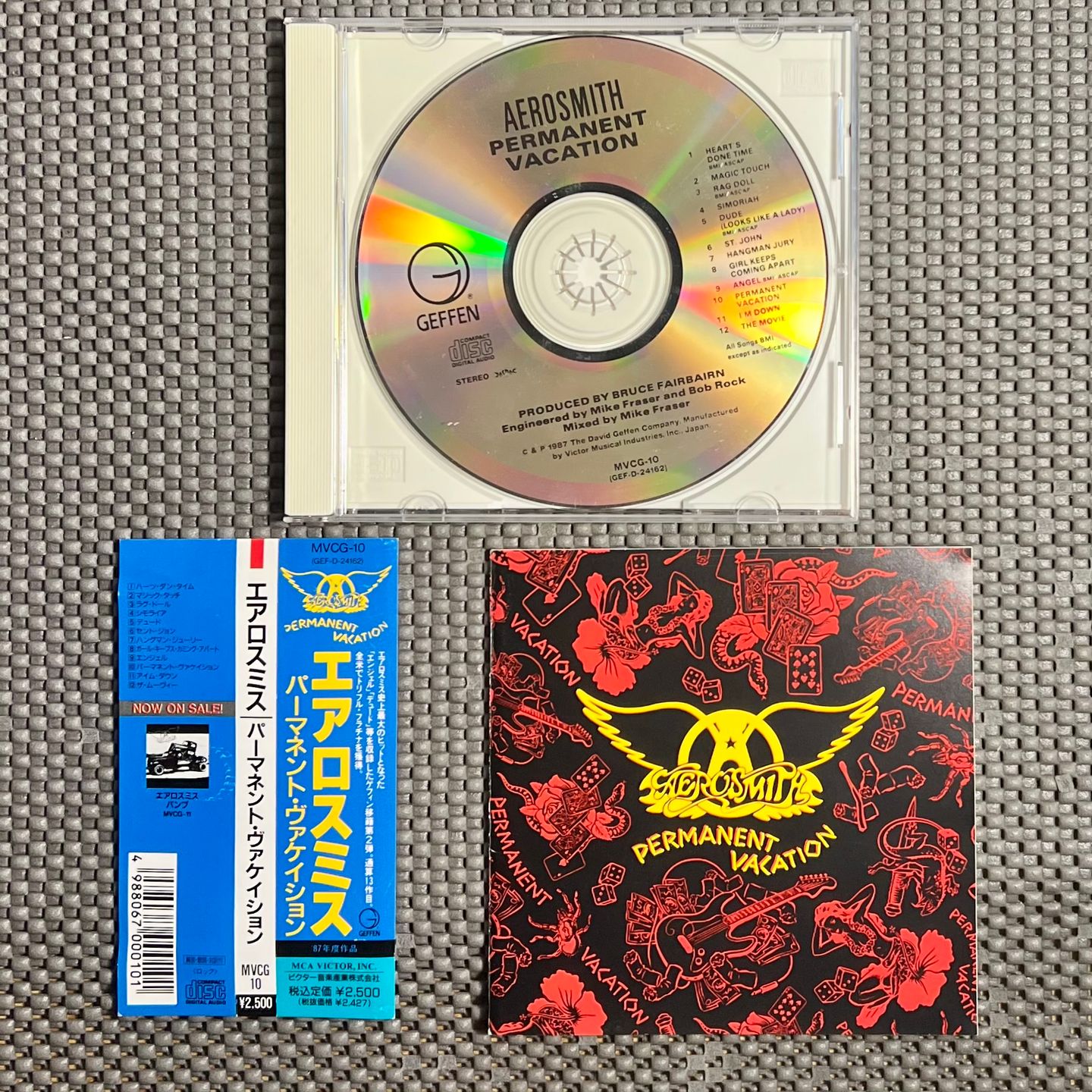 Aerosmith - Permanent Vacation [CD - Japan Ed. 1991 - MVCG-10] Hard Rock | Geffen Records (MVCG-10) - 3
