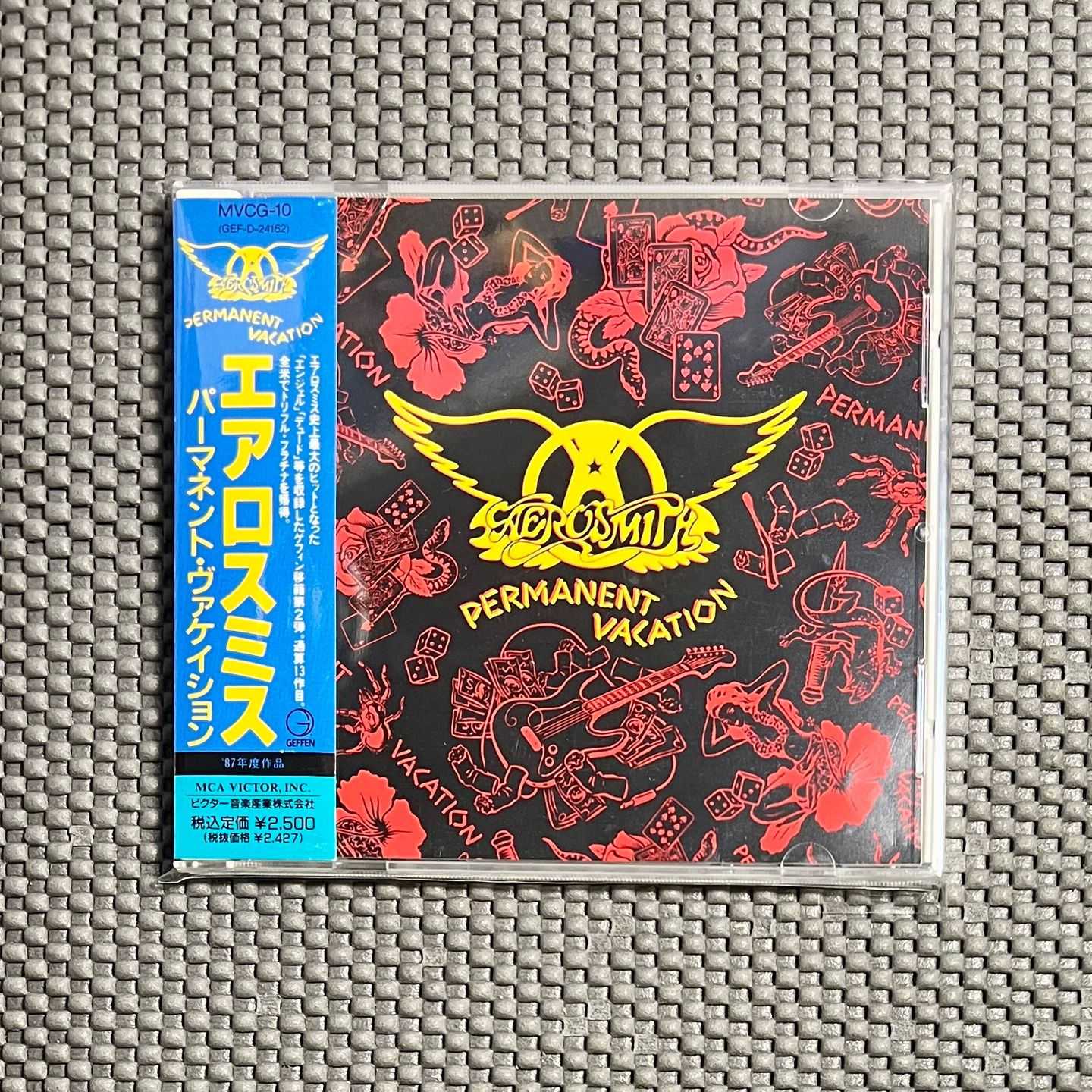 Aerosmith - Permanent Vacation [CD - Japan Ed. 1991 - MVCG-10] Hard Rock | Geffen Records (MVCG-10) - main