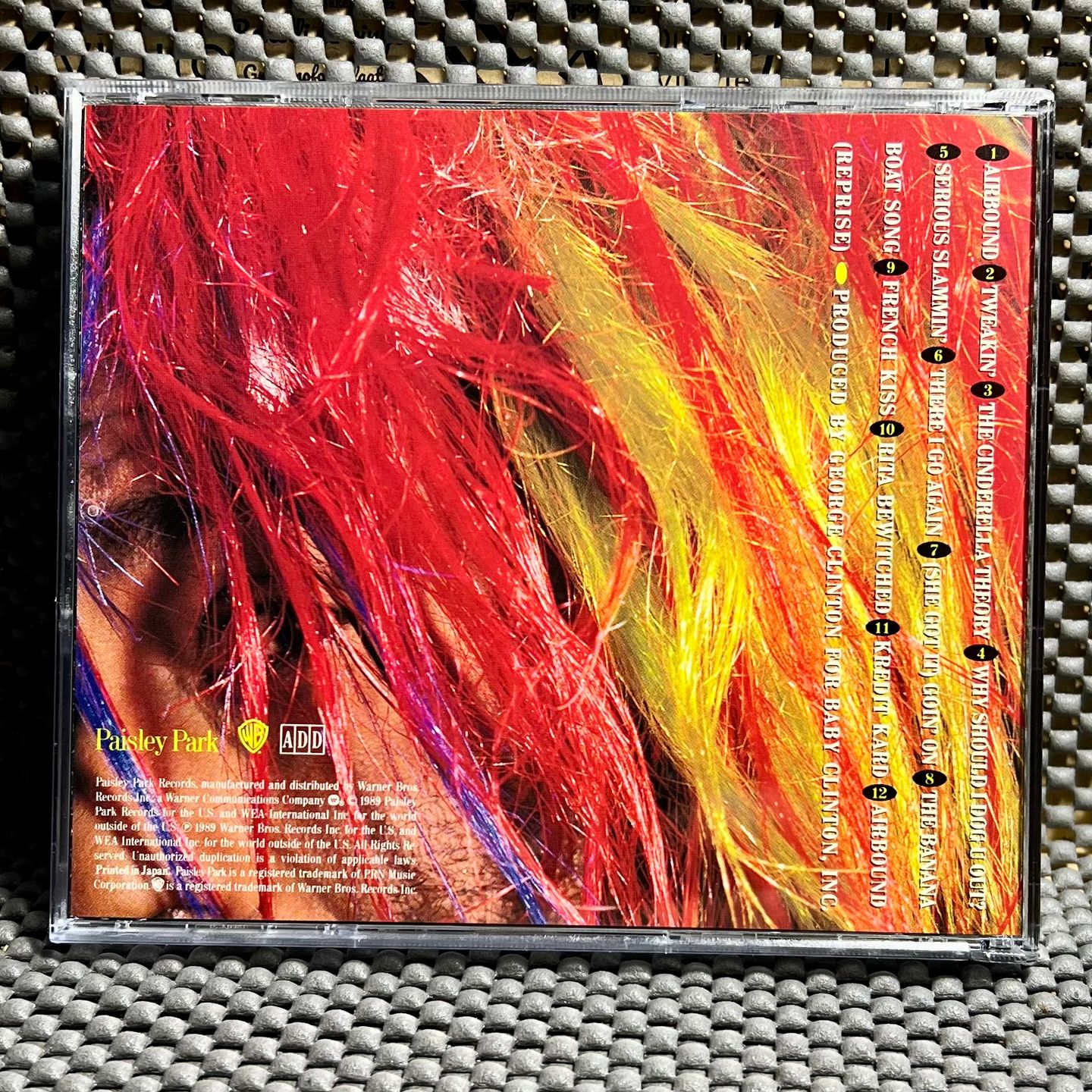 George Clinton - The Cinderella Theory [CD - 1st Japan Ed. - 1989 - 22P2-2717 - NM/NM] Funk | Paisley Park (22P2-2717) - 2