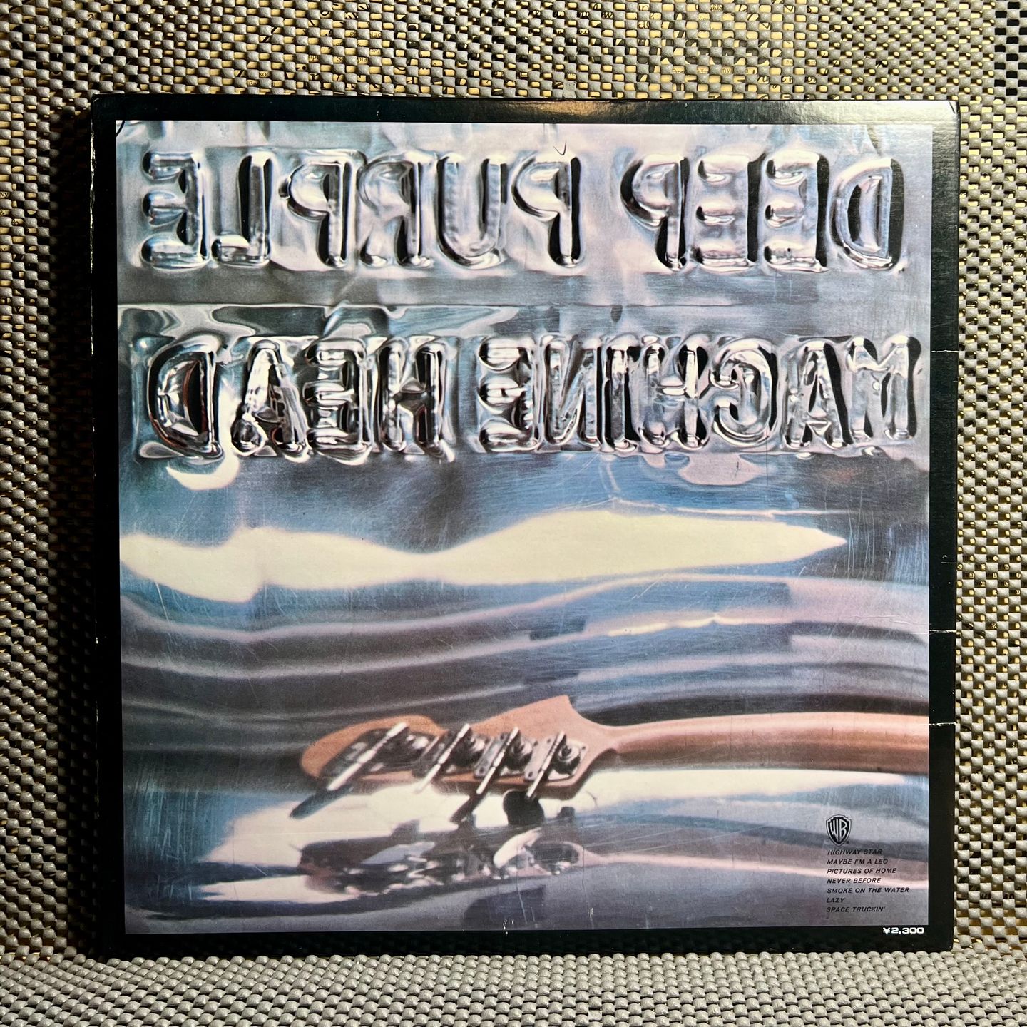 Deep Purple - Machine Head [Vinyl LP - 1st Japan Press - 1972 - Warner Bros. P-8224W - VG+/EX, no Obi, with Insert] Heavy Rock | Warner Bros. Records (P-8224W) - 4