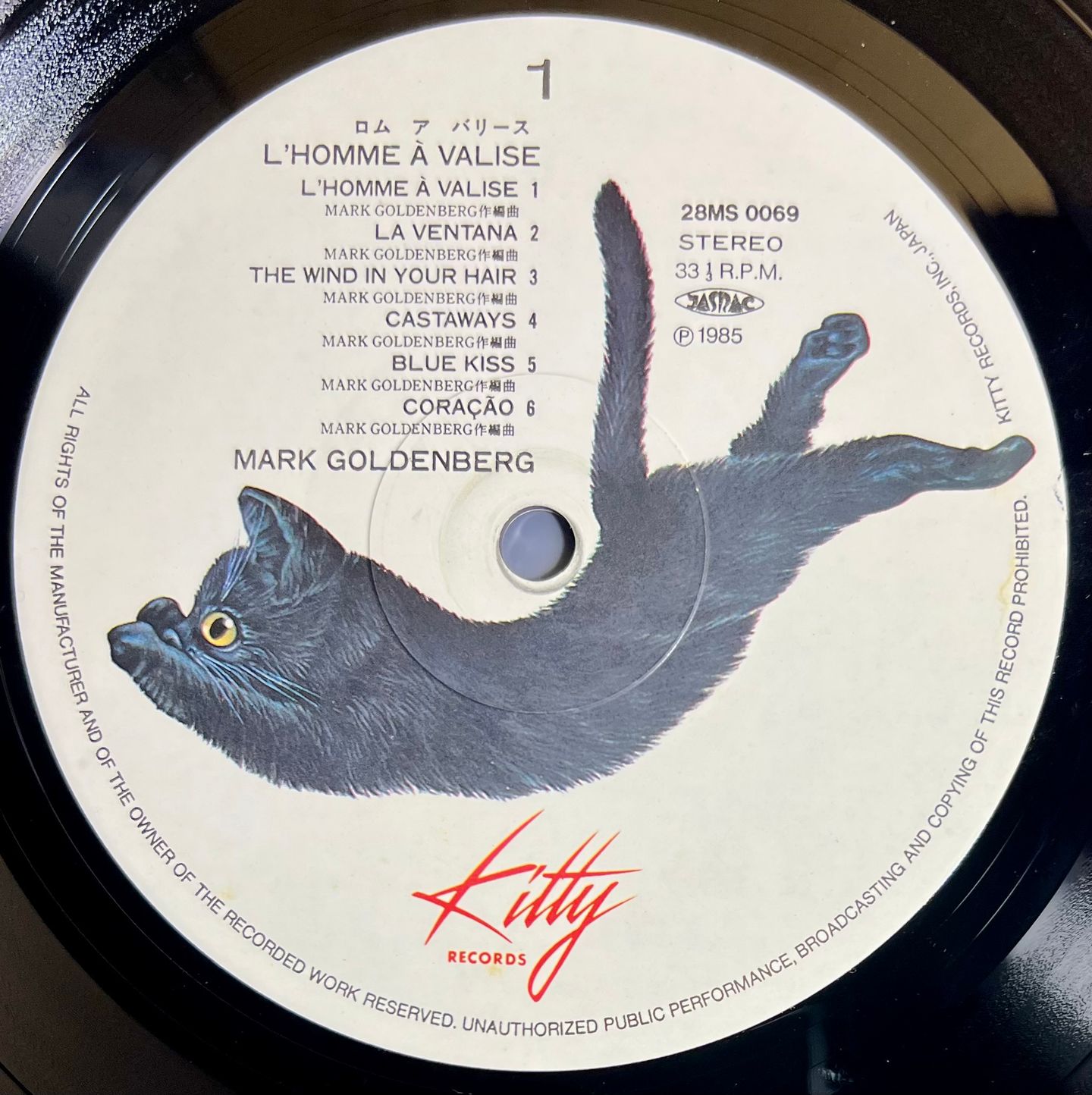 Mark Goldenberg - L'Homme À Valise | Kitty Records (28MS0069) - 3