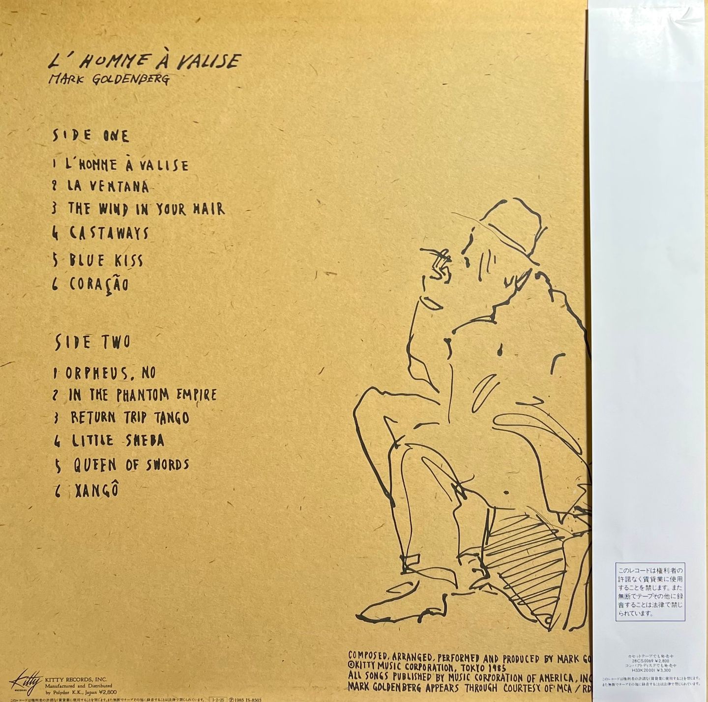 Mark Goldenberg - L'Homme À Valise | Kitty Records (28MS0069) - 2