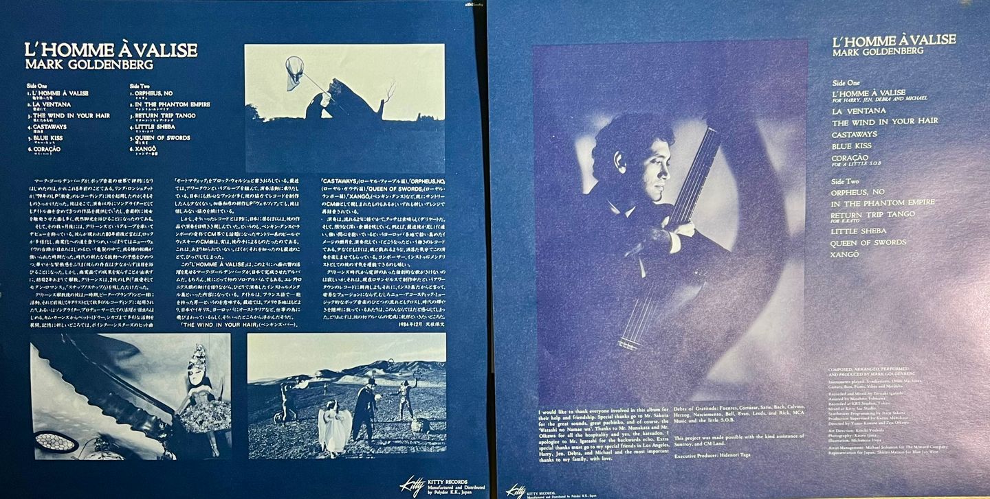 Mark Goldenberg - L'Homme À Valise | Kitty Records (28MS0069) - 4