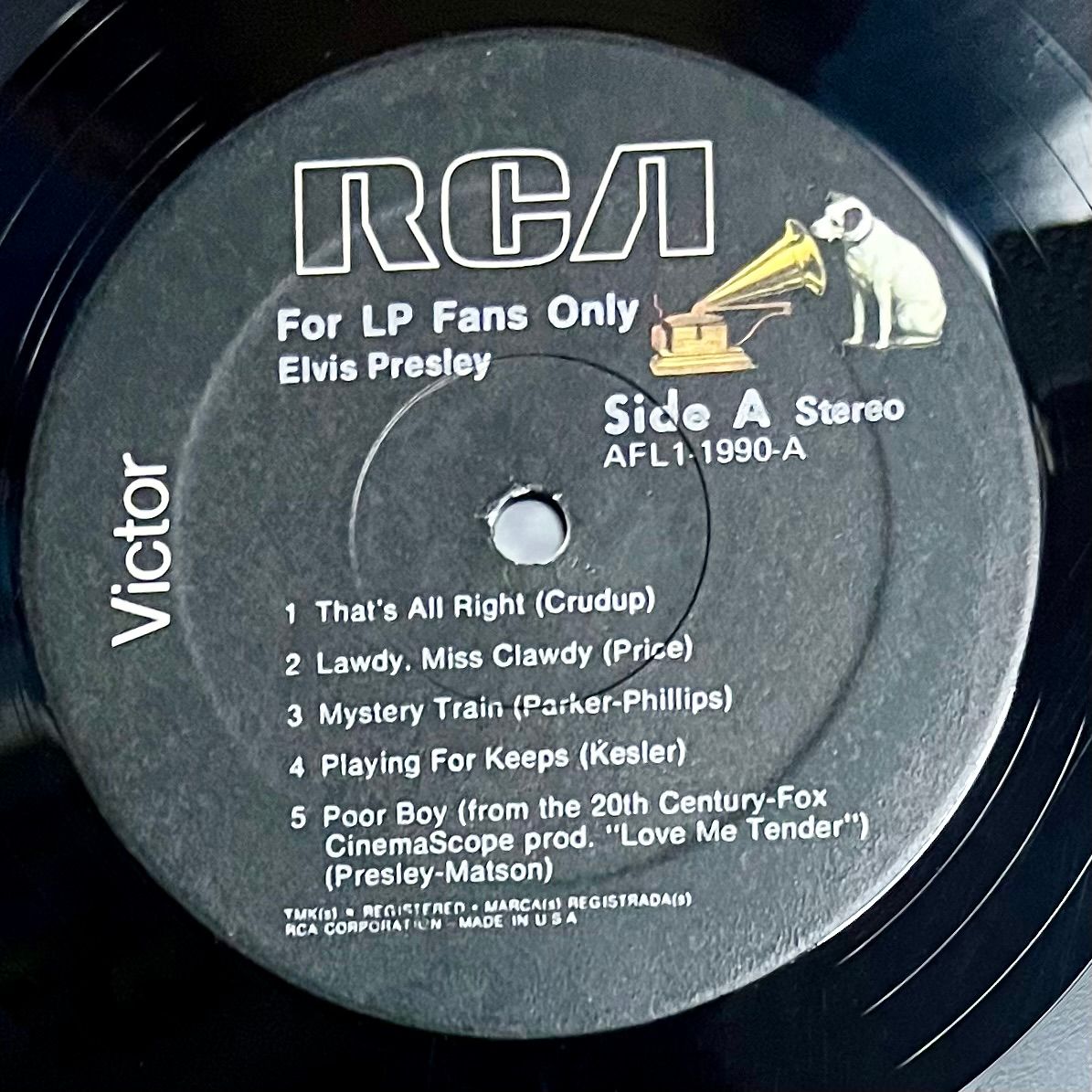 Elvis Presley - For LP Fans Only [Vinyl LP - US Press - 1977 - AFL1-1990(e) - Vg+ / Vg+] Rock | RCA Victor (AFL1-1990(e)) - 4