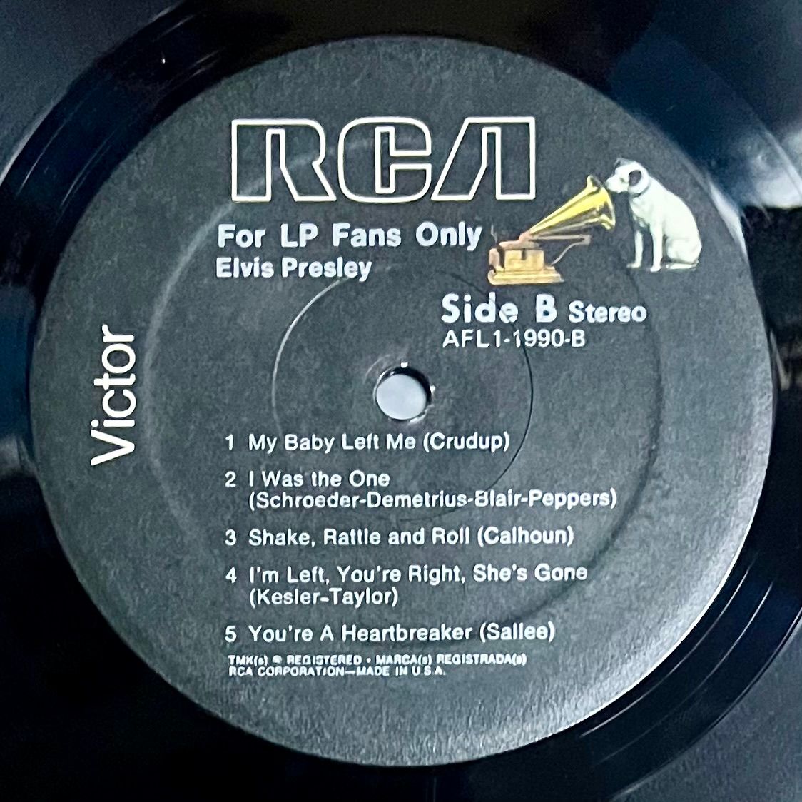 Elvis Presley - For LP Fans Only [Vinyl LP - US Press - 1977 - AFL1-1990(e) - Vg+ / Vg+] Rock | RCA Victor (AFL1-1990(e)) - 5