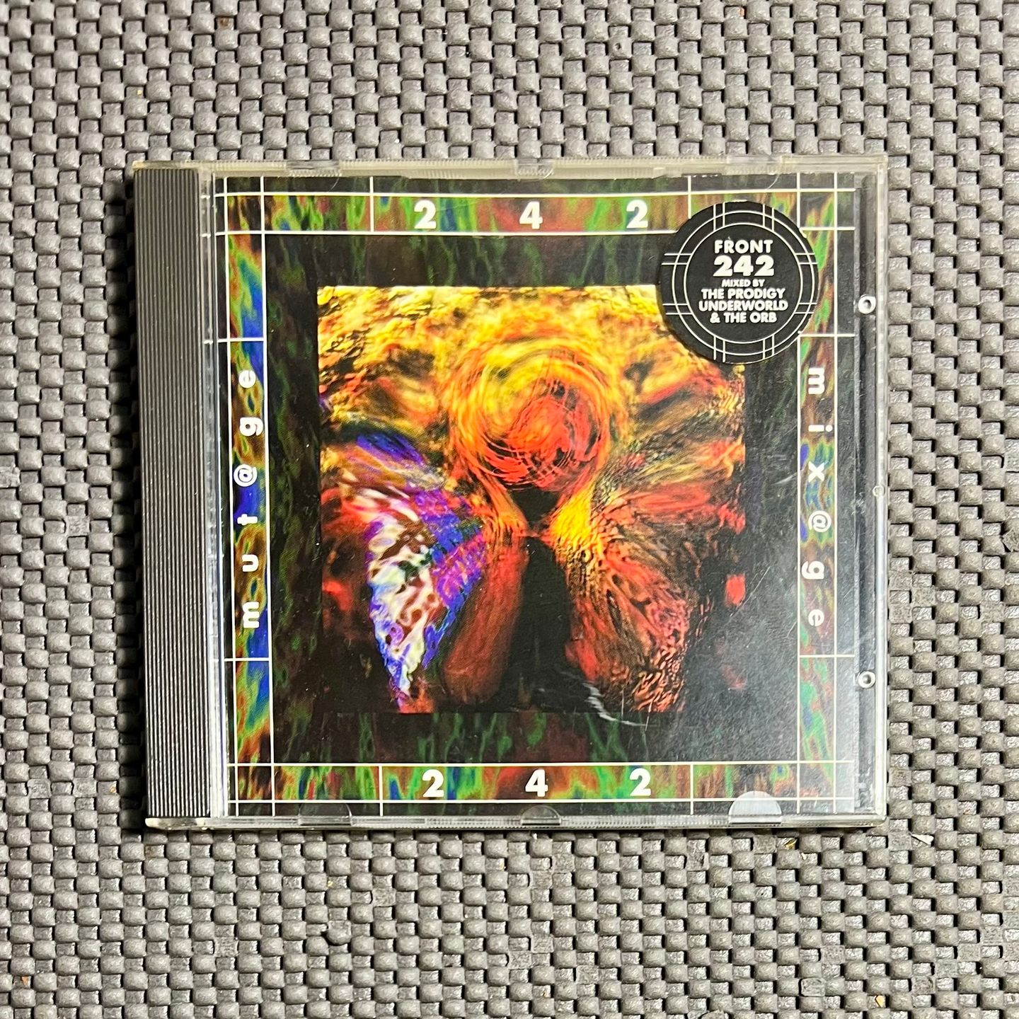 Front 242 - Mut@ge.Mix@ge [CD - 1st Ed. - 1995 - Belgium - RRE 20 CD - EX/EX] Techno Ambient | Red Rhino Europe (RRE 20 CD)