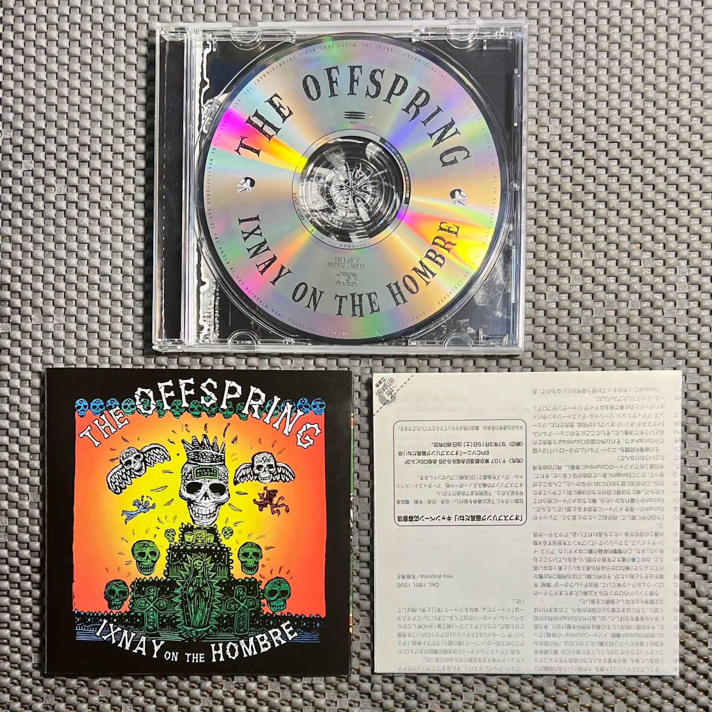The Offspring - Ixnay On The Hombre [CD - 1st Japan Ed. - 1997 - Epic ESCA 6570 - Mint - no Obi with Insert] Punk | Epic (ESCA 6570) - 3