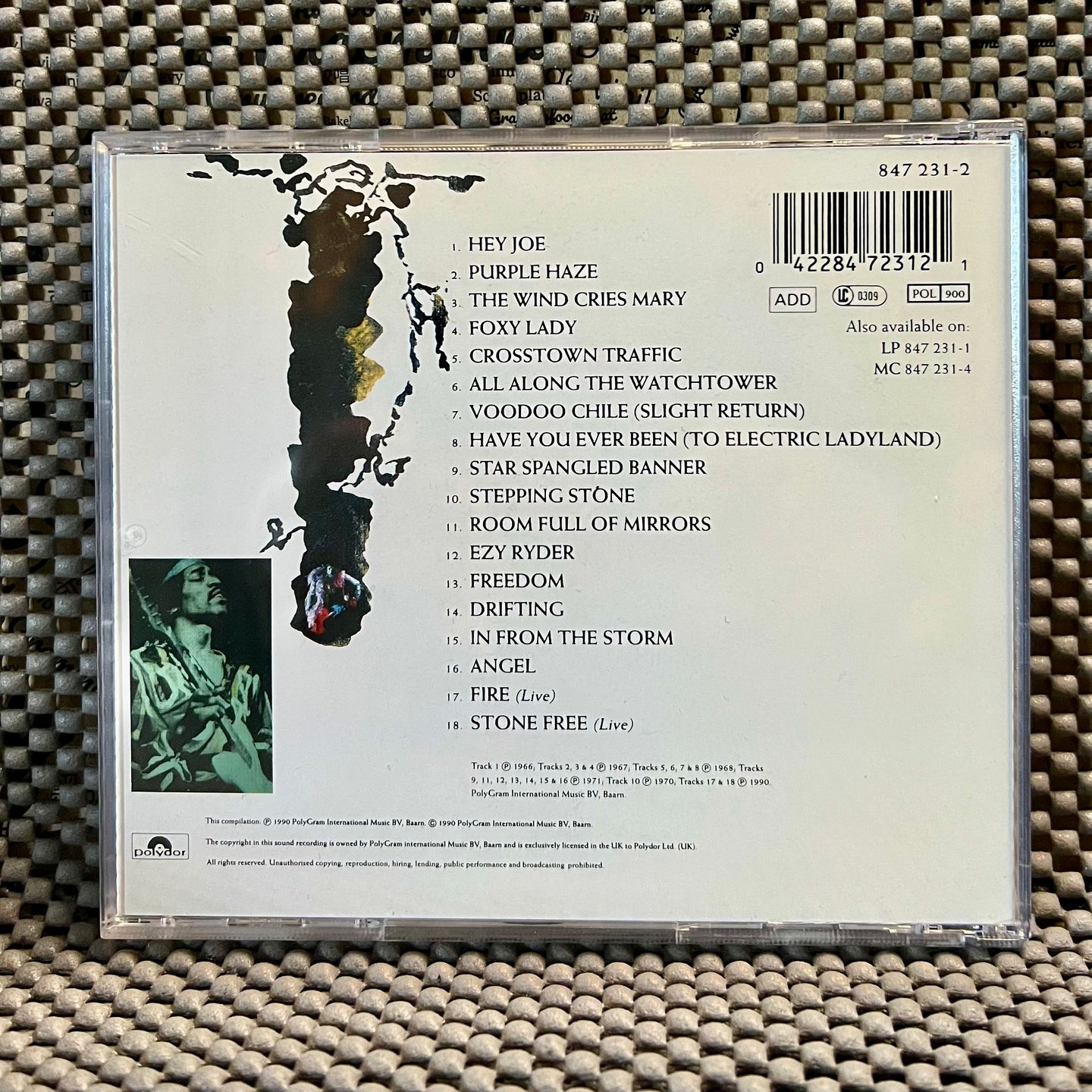 Jimi Hendrix - Cornerstones 1967-1970 [CD - 1st Press DE - 1990 - NM / Mint] | Polydor (847 231-2) - 2