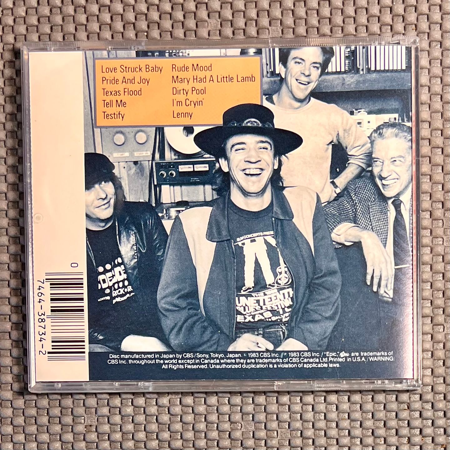 Stevie Ray Vaughan & Double Trouble - Texas Flood [CD - Canada - EX/NM] Blues Rock | Epic (EK 38734) - 2