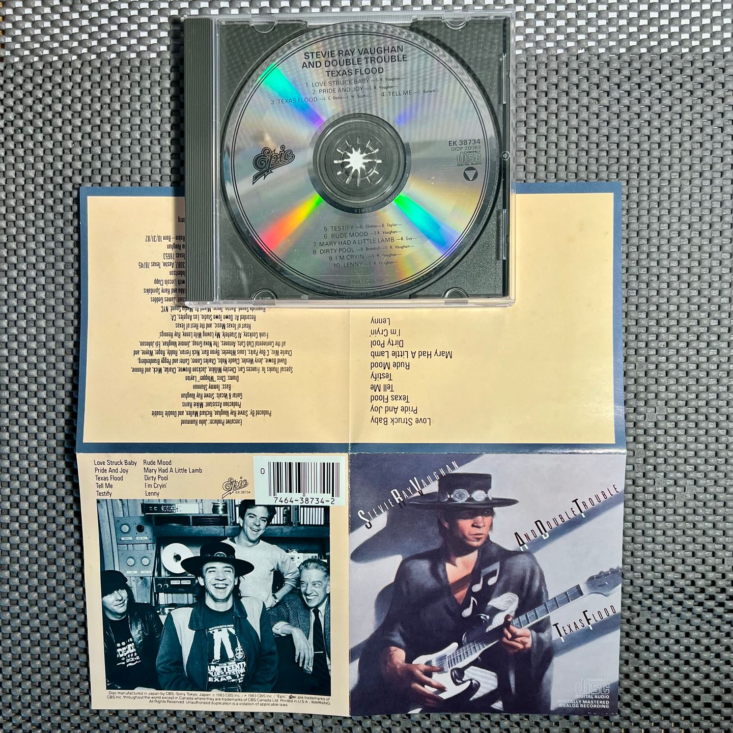 Stevie Ray Vaughan & Double Trouble - Texas Flood [CD - Canada - EX/NM] Blues Rock | Epic (EK 38734) - 3