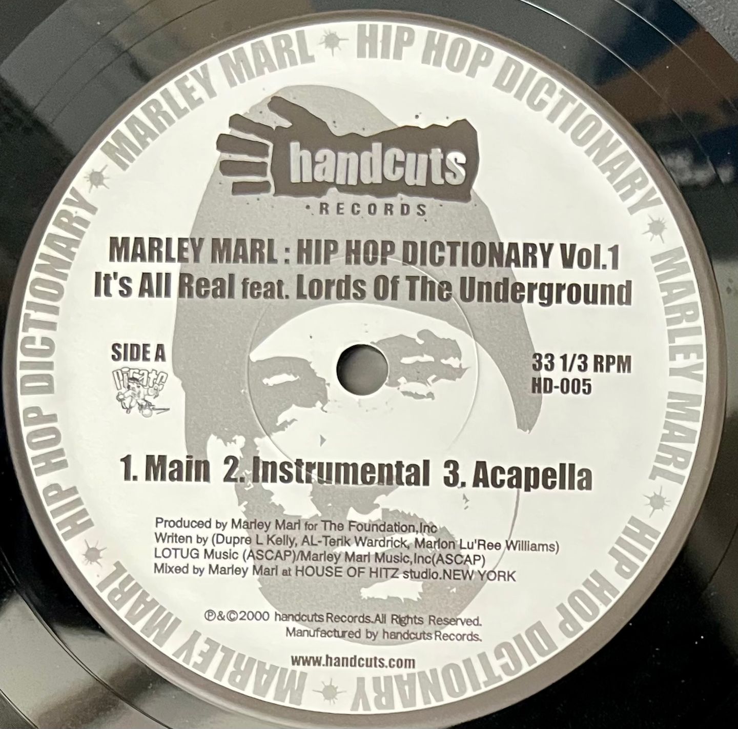 Marley Marl - Hip Hop Dictionary Vol. 1 | Handcuts Records (HD-005) - 4