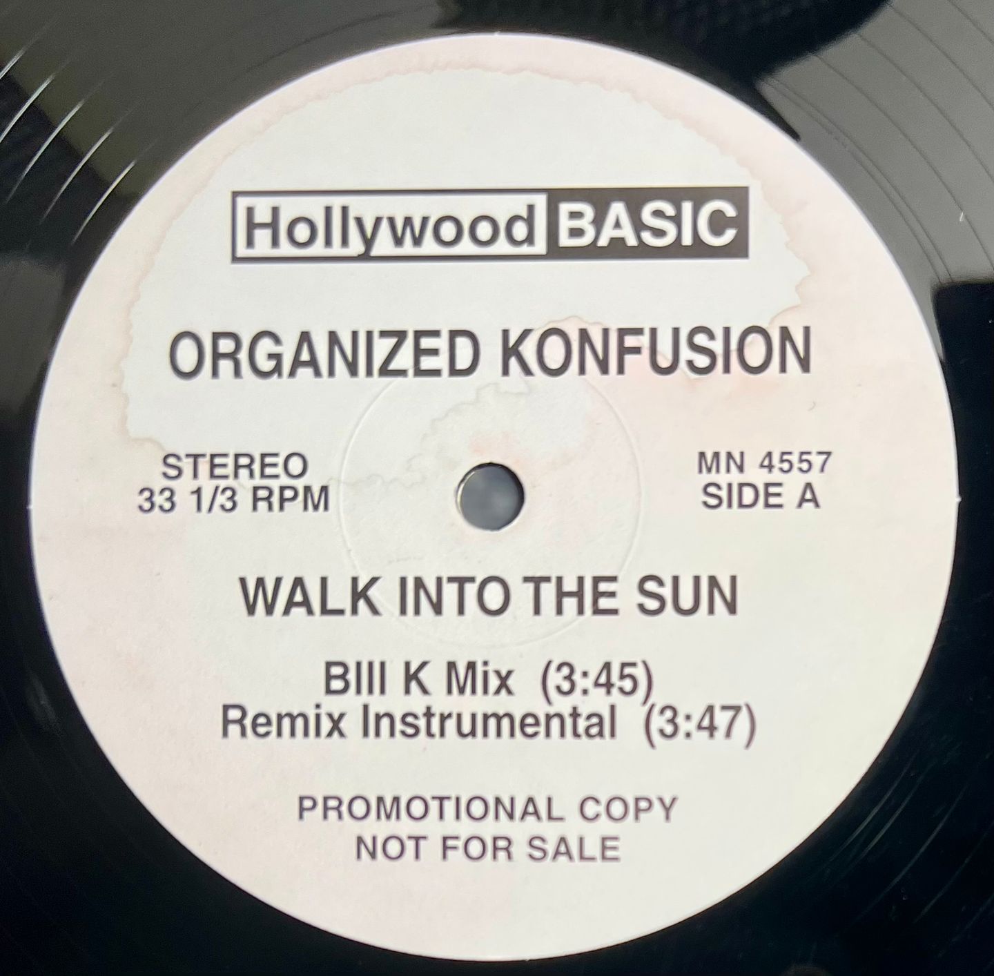 Organized Konfusion - Walk Into The Sun | Hollywood BASIC (MN 4557) - 3