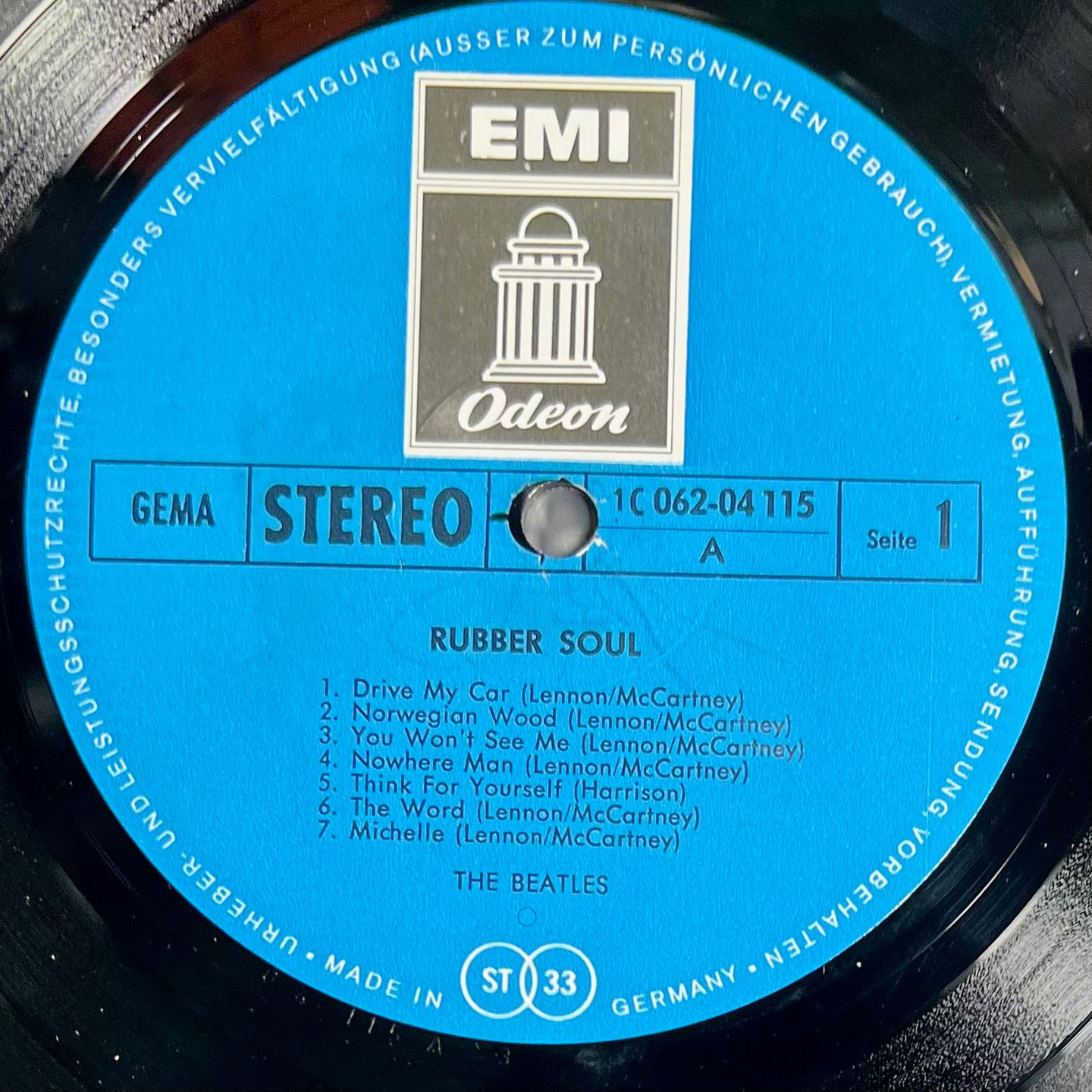 The Beatles - Rubber Soul | Odeon (1C 062-04 115) - 4