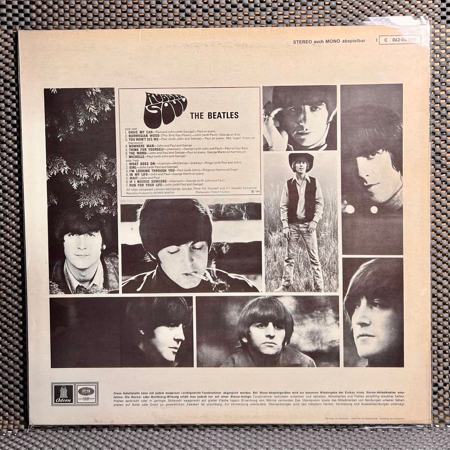 The Beatles - Rubber Soul | Odeon (1C 062-04 115) - 3