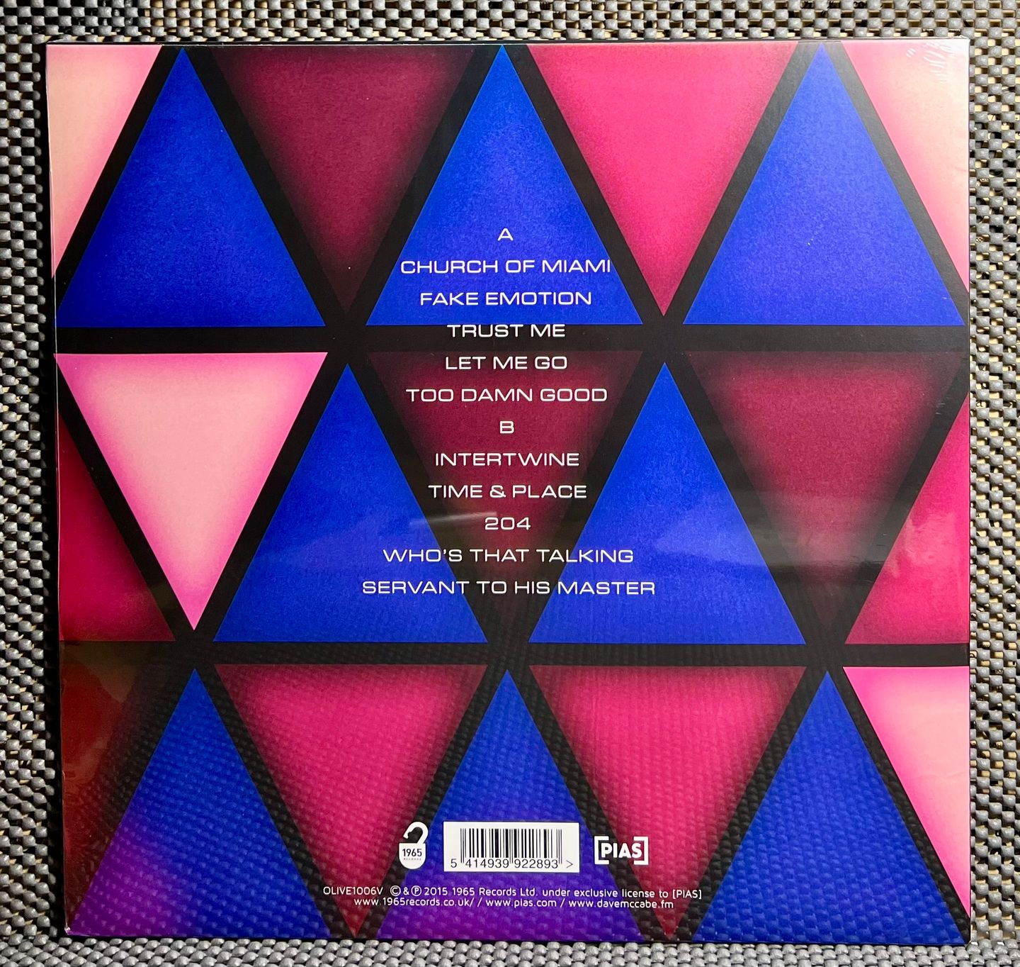 Dave McCabe & The Ramifications - Church Of Miami | 1965 Records (OLIVE1006VX) - 2